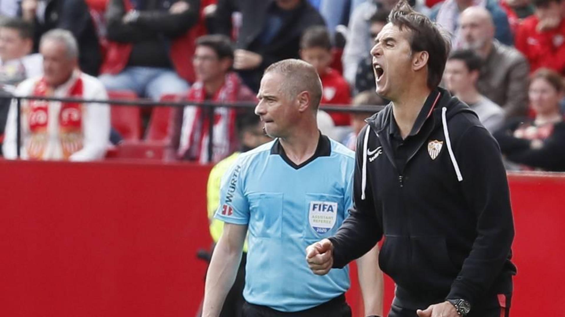 Julen Lopetegui, en el Sánchez Pizjuán.