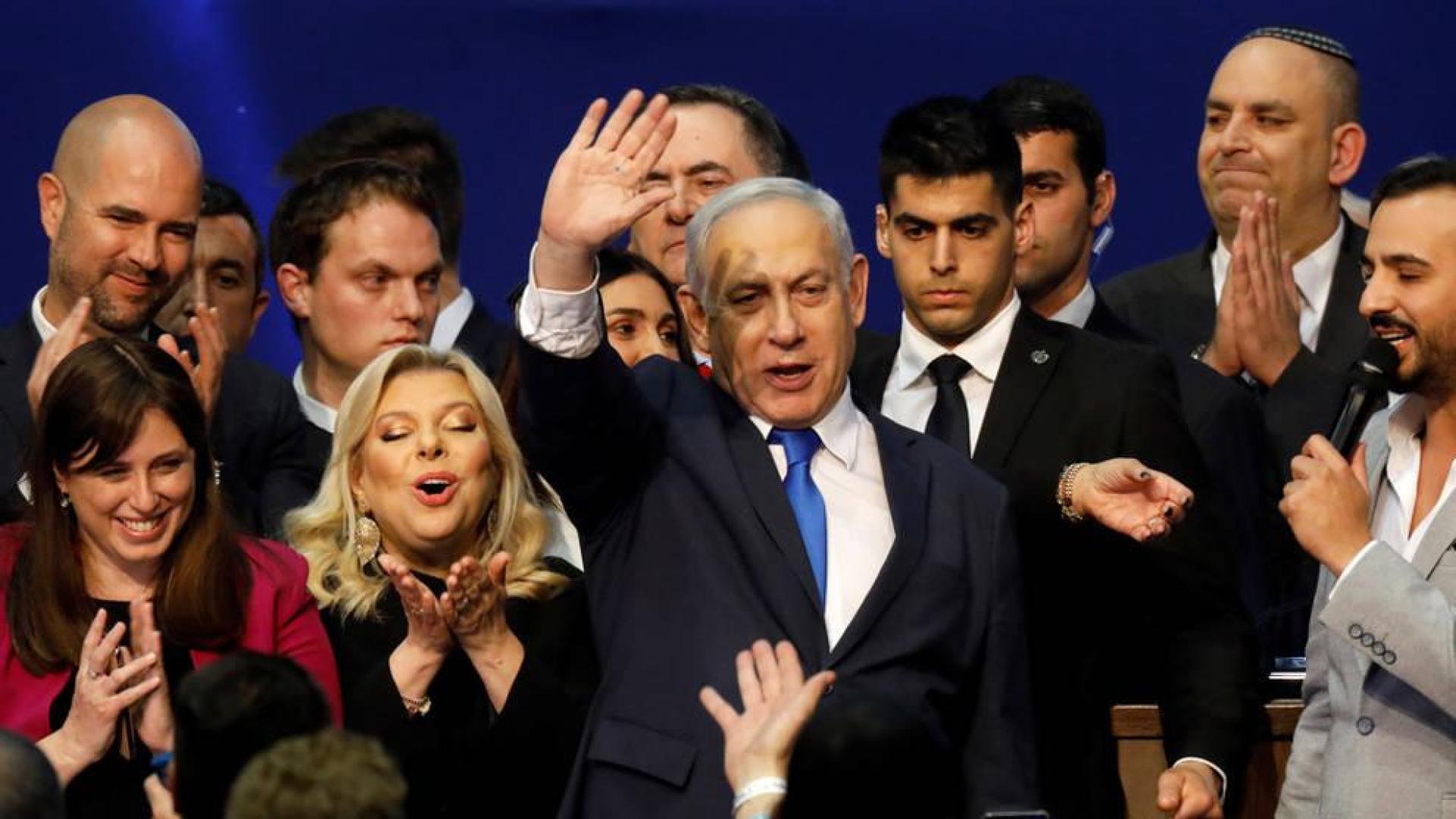 Con un 90% del voto escrutado, Netanyahu gana con soltura las elecciones en Israel