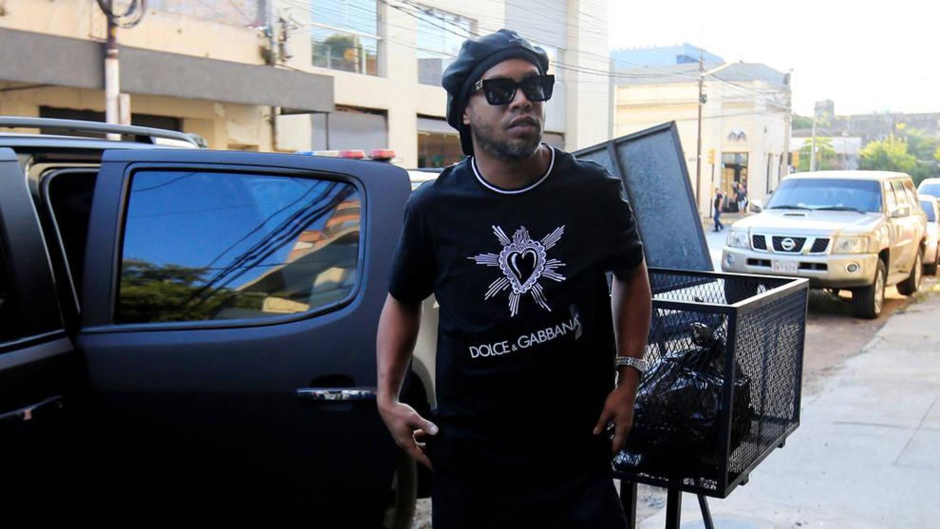 Ronaldinho, en Paraguay.