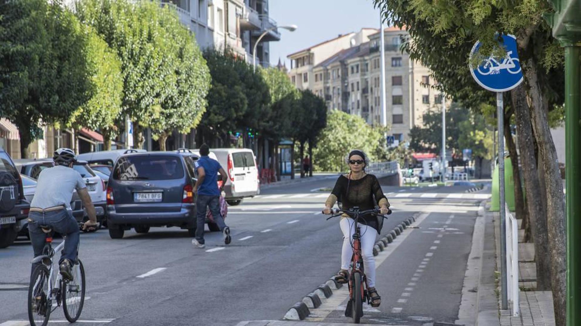 Un mapa de la movilidad ciclista en Pamplona constata un aumento de puntos negros