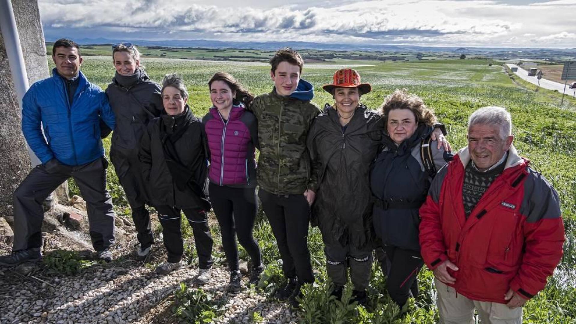 Los peregrinos que partieron de la merindad se enfrentaron a la meteorología y a las bajas temperaturas