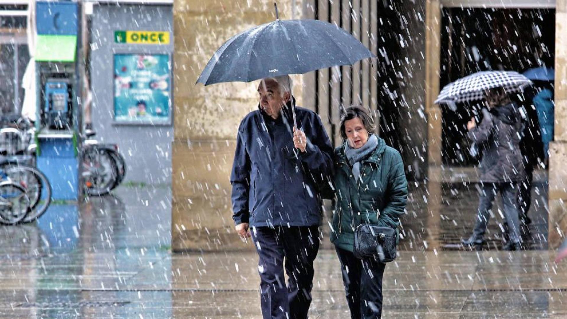 Alerta por riesgo de nevadas en Pirineos y zona centro de Navarra