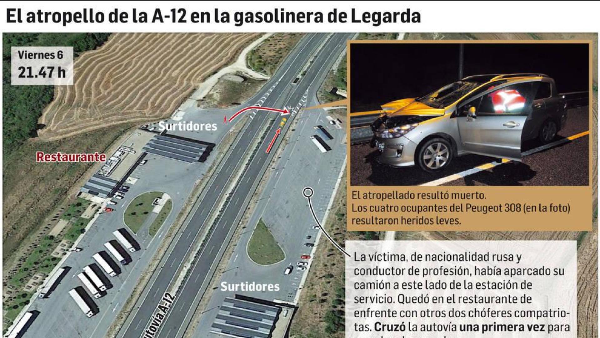 Legarda reclama un paso elevado en el punto del atropello en la A-12