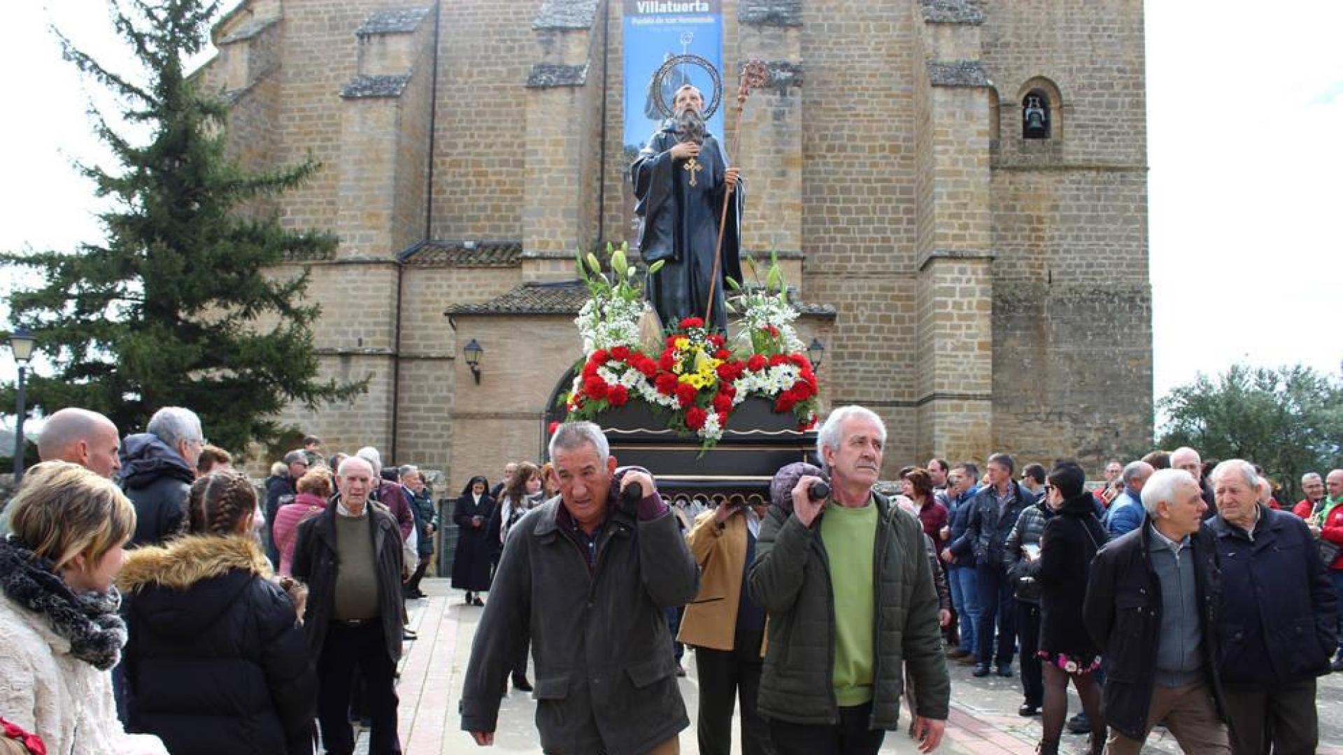 Villatuerta sale a la calle por el milenario de San Veremundo