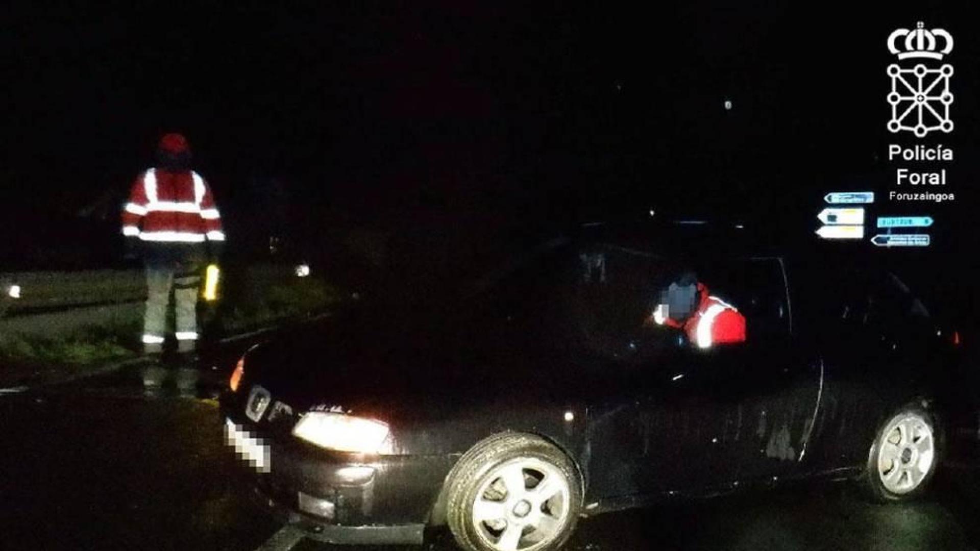 Tres imputados este fin de semana en accidentes de tráfico en Navarra