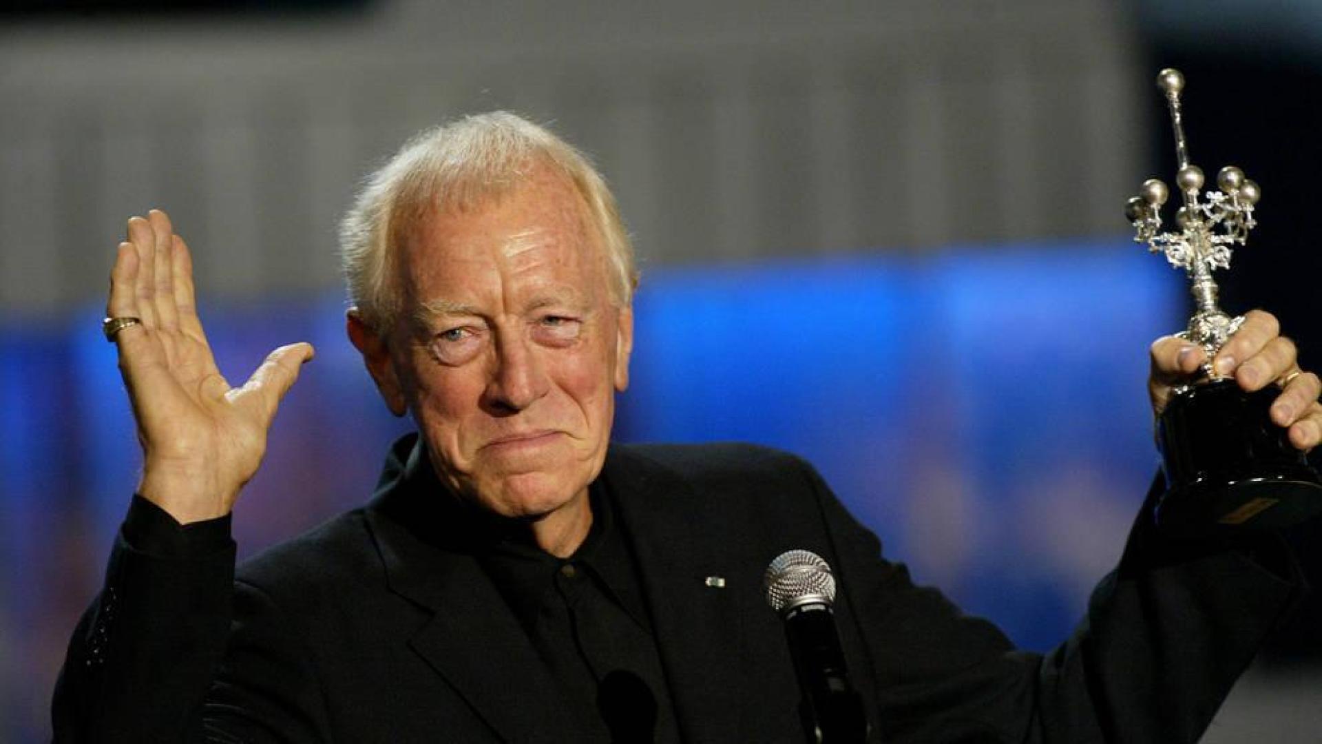 Max von Sydow, con el Premio Donostia en 2006.