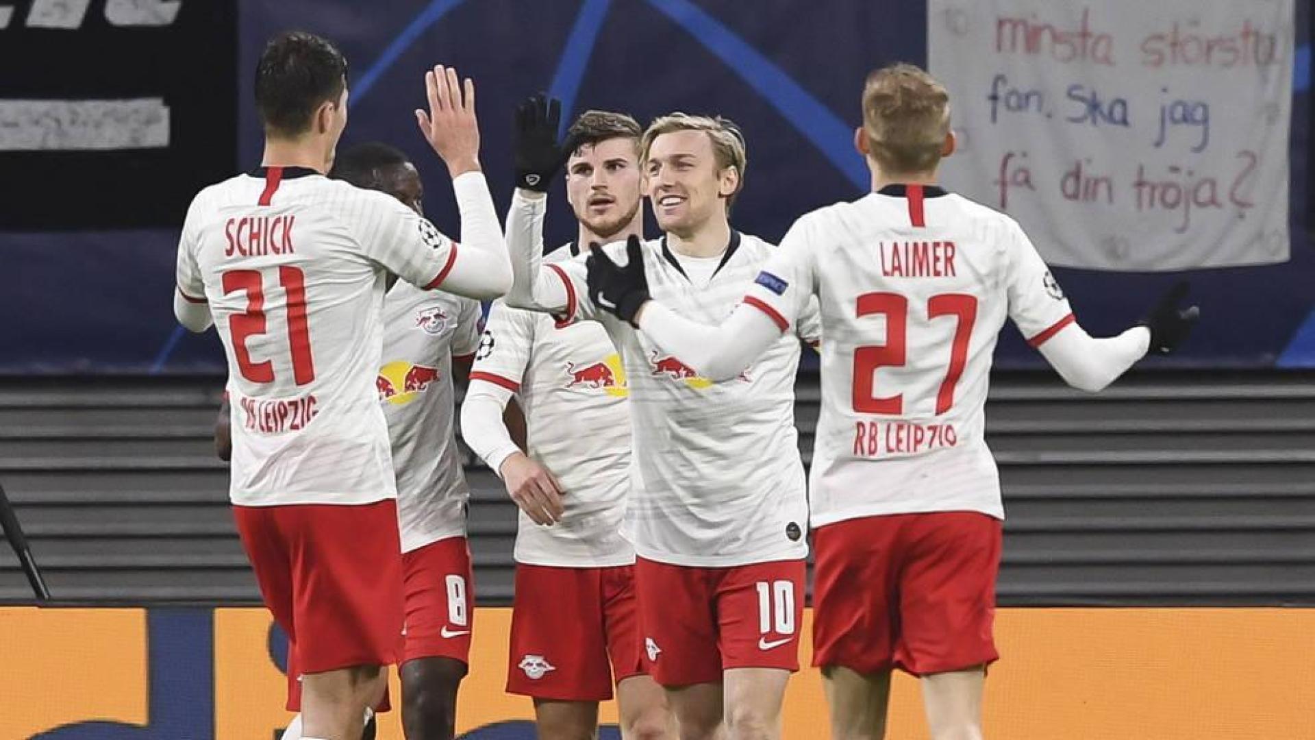 Sabitzer lidera la victoria y el pase a cuartos del Leipzig ante el Tottenham