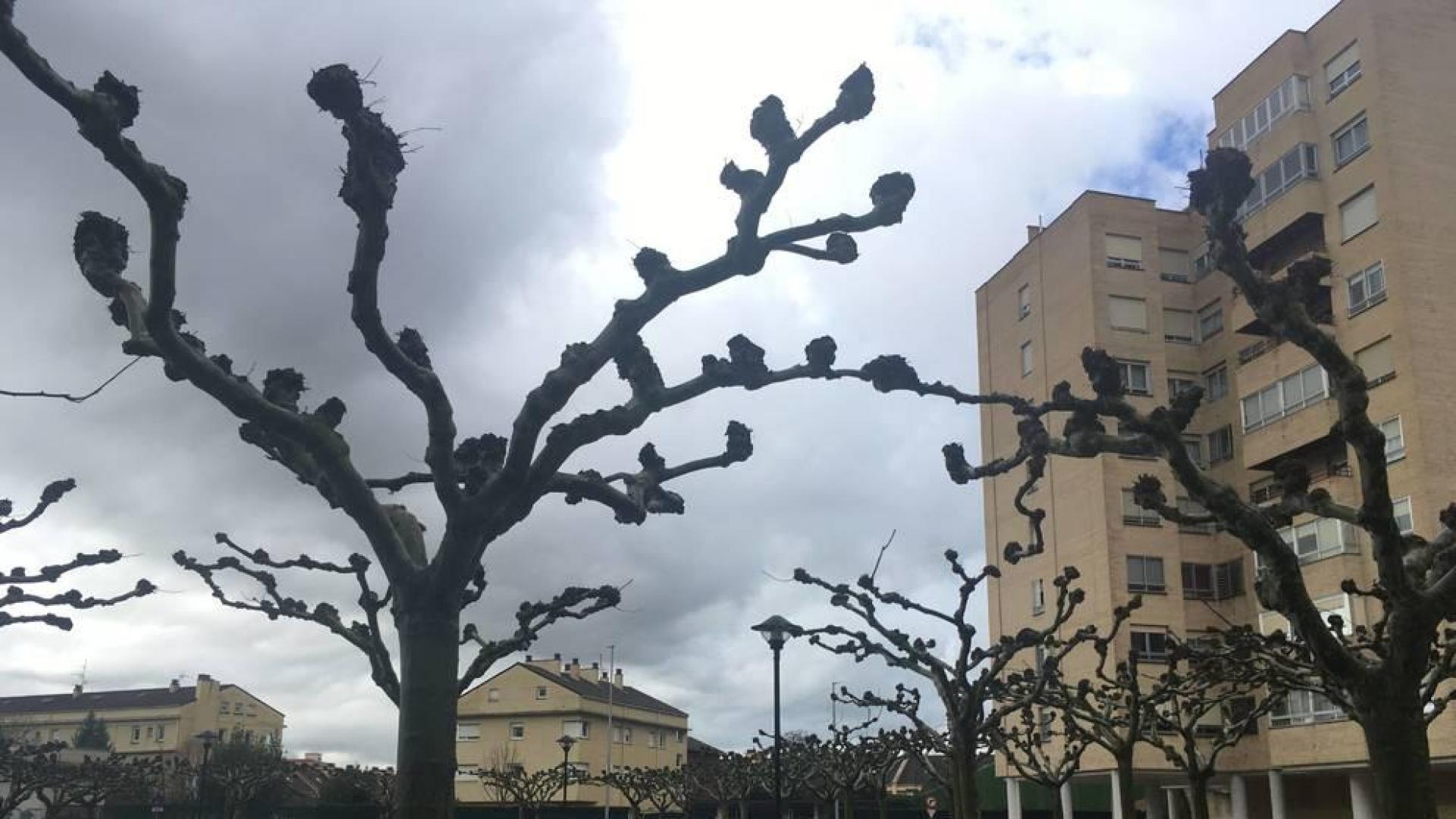 Vista de la plaza Iturrondo, conocida como “plaza de los tubos”, que se plantea como sede para el centro de salud.