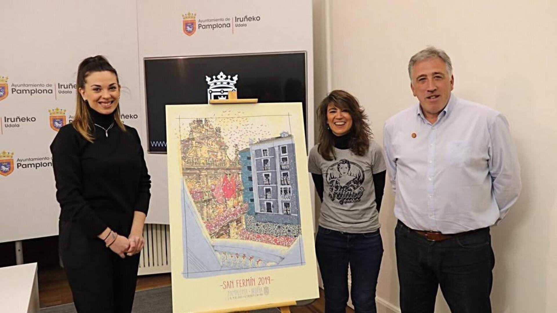 Cartel ganador San Fermín 2019.