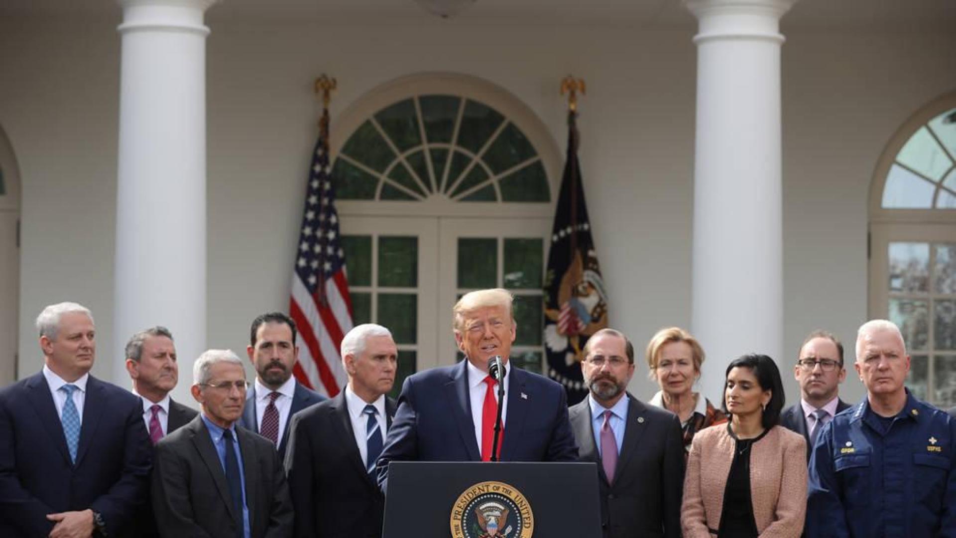 Trump declara una emergencia nacional en EEUU debido al coronavirus