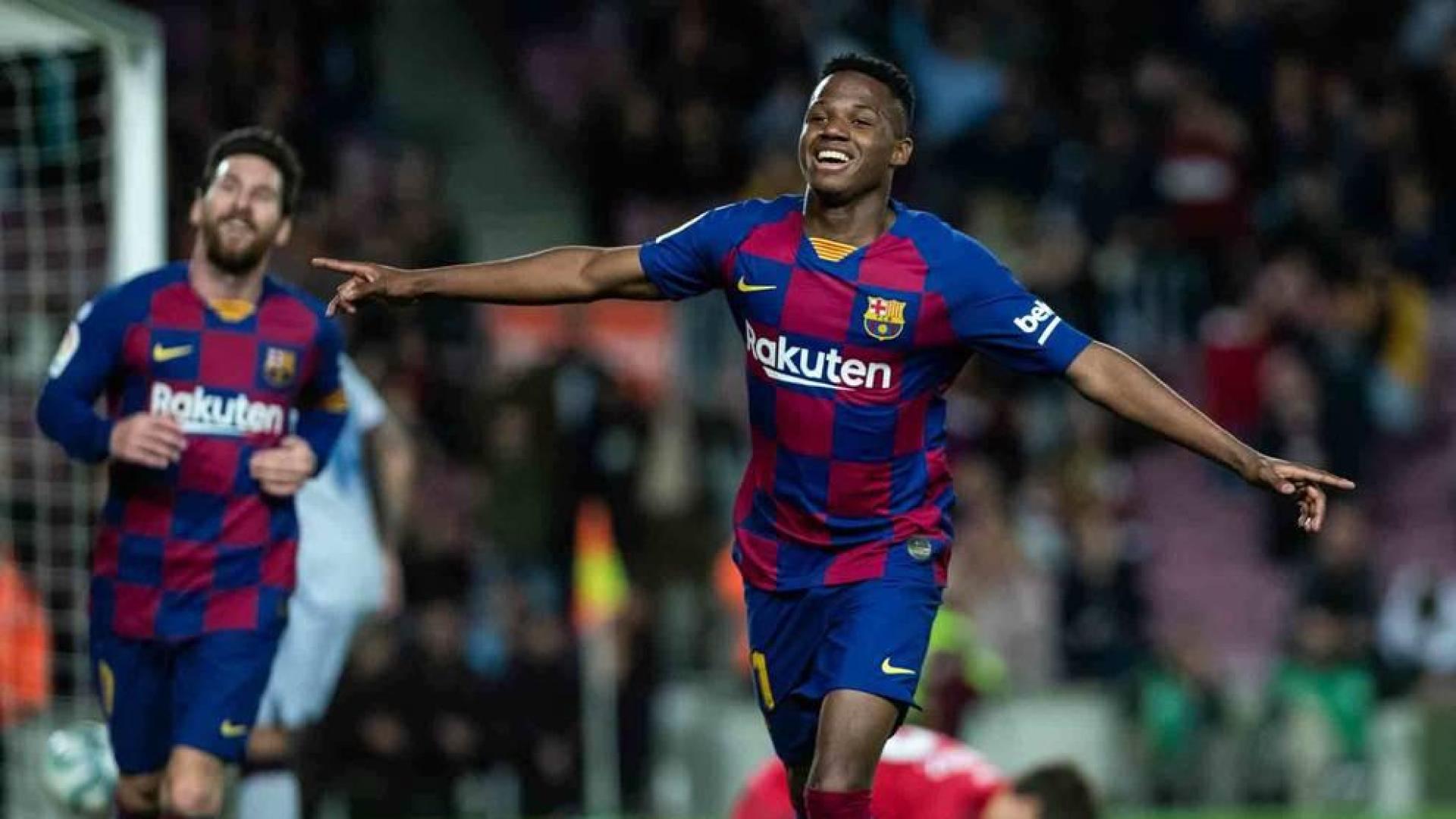 La conexión entre Messi y Ansu Fati, letal en un Barça a ráfagas