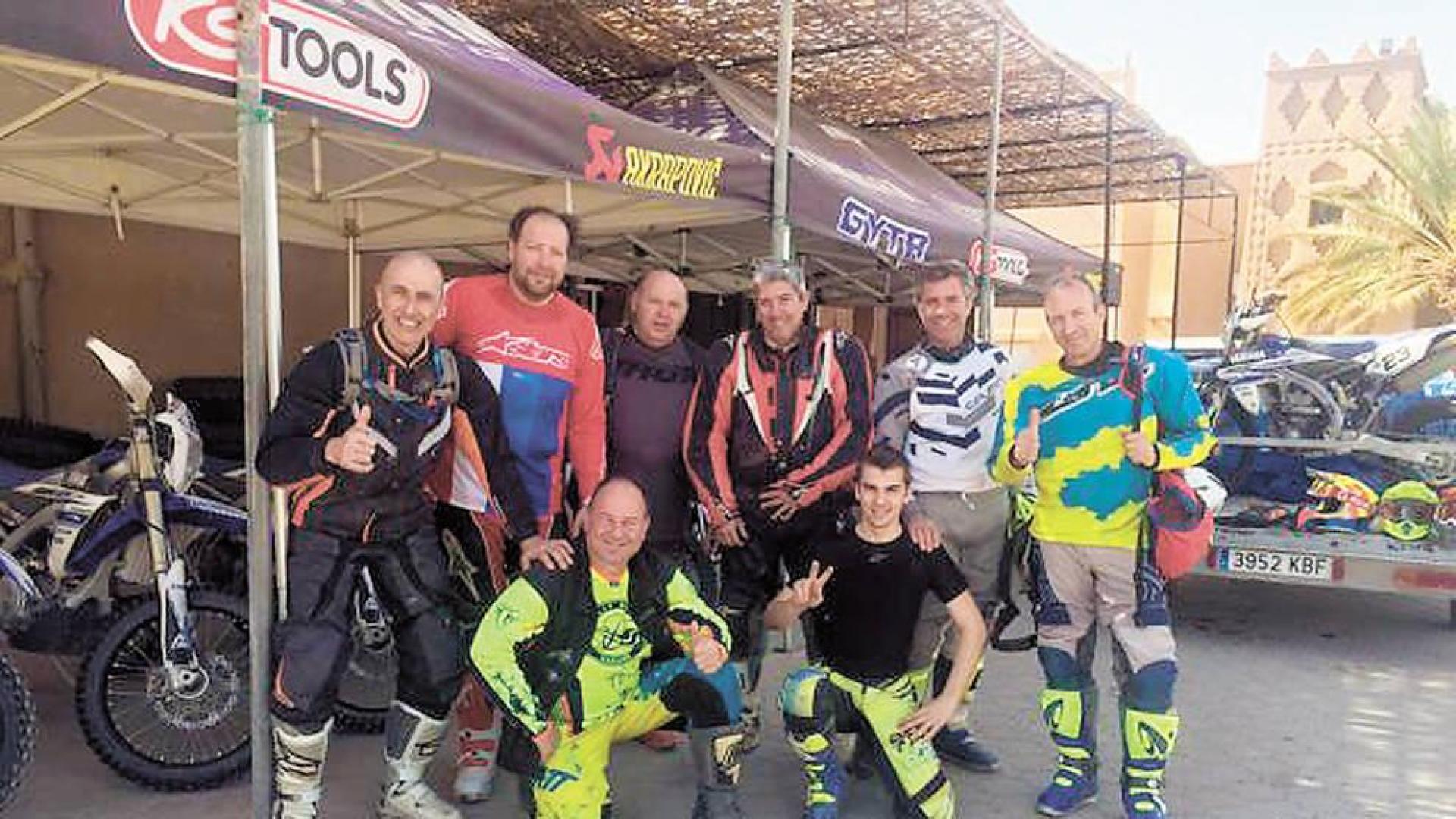 La etapa más dura del raid con destino Pamplona