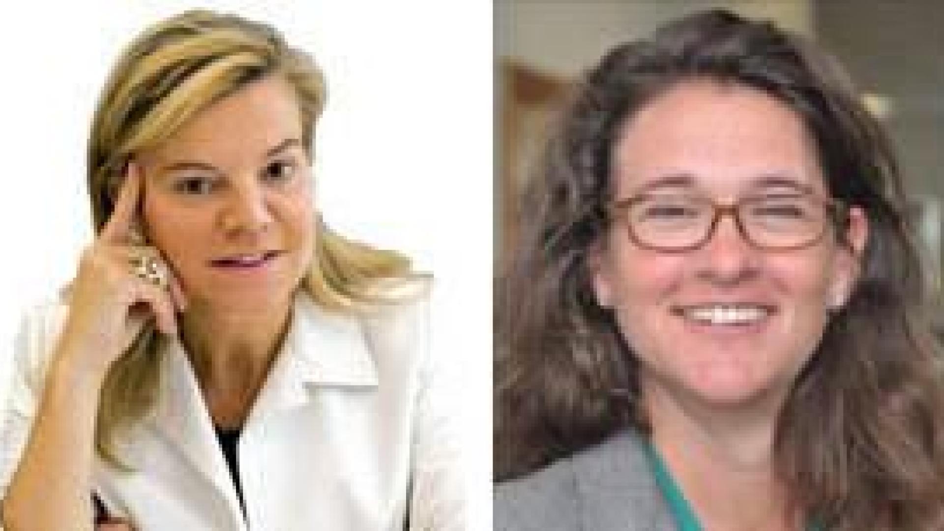 Isabel Estapé y Lucy Chadwick.