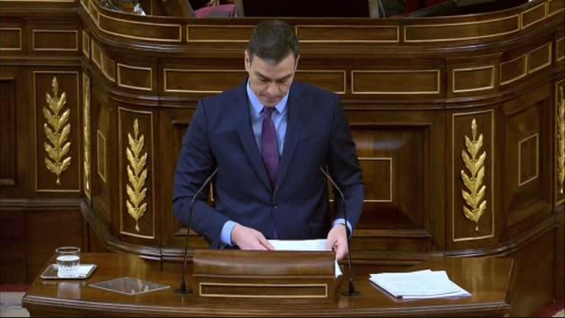 Sánchez: “Presentaré un presupuesto de reconstrucción económica y social después de la crisis”