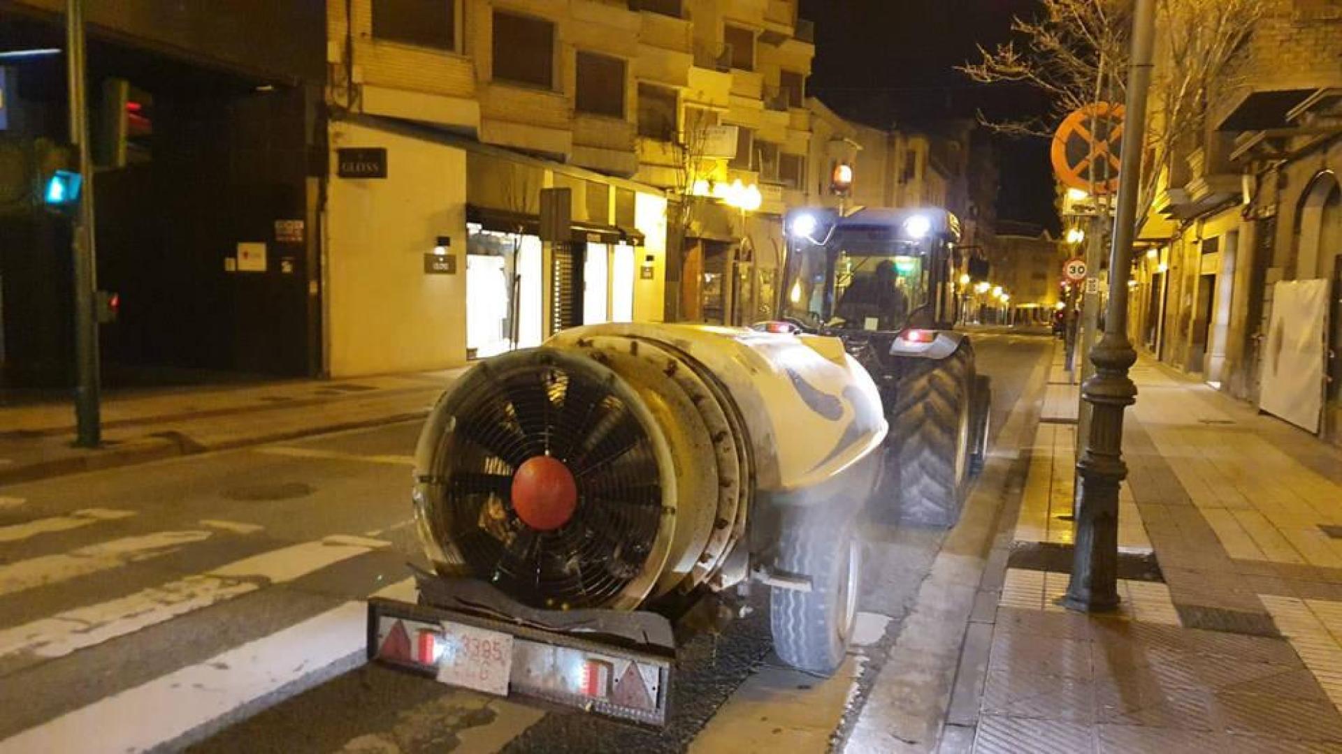 Tudela procede a fumigar la ciudad desde última hora de este jueves