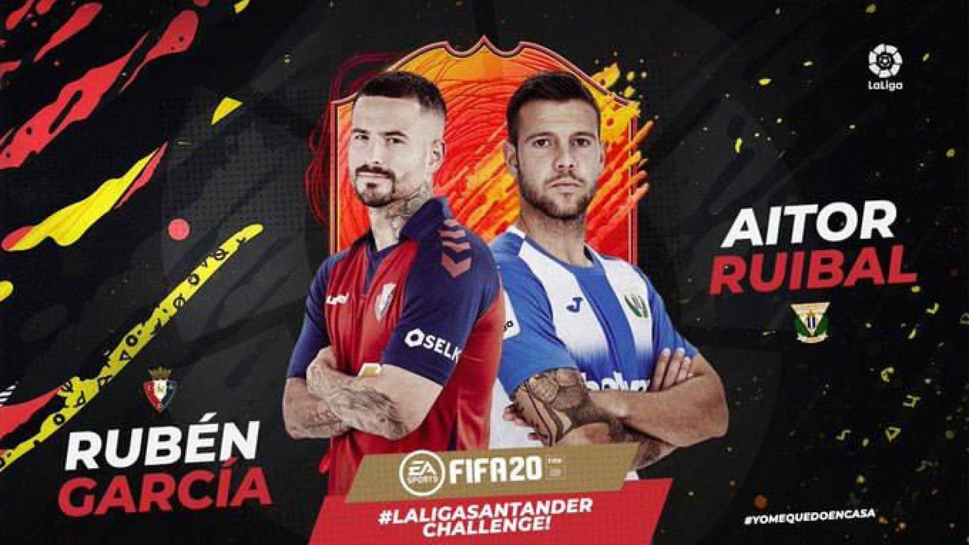 Rubén García cayó frente a Aitor Ruibal en el torneo el torneo de FIFA20.