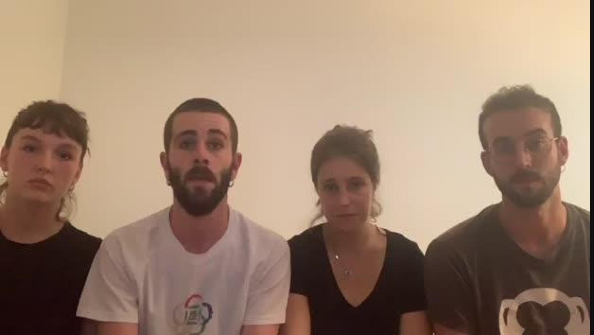 Vídeo de estudiantes atrapados en Buenos Aires por la crisis del coronavirus