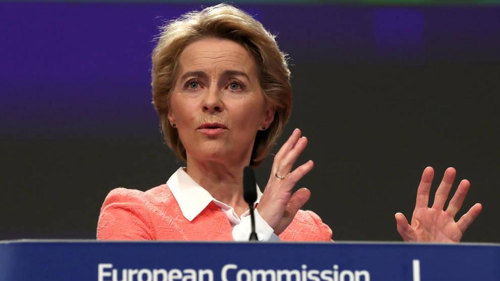 La presidenta de la Comisión Europea, Ursula von der Leyen.