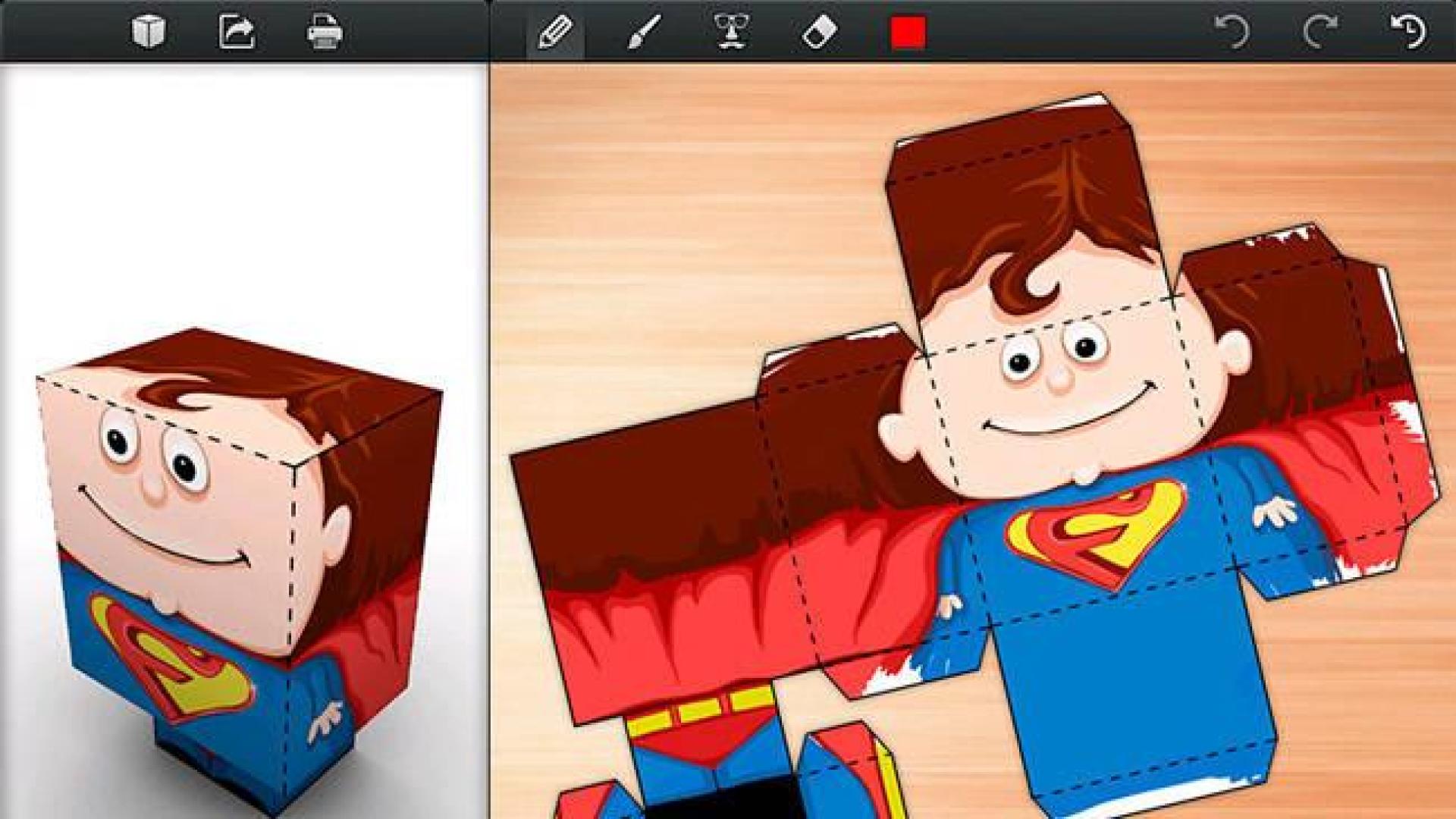 Manualidades en casa: una app para diseñar recortables con niños