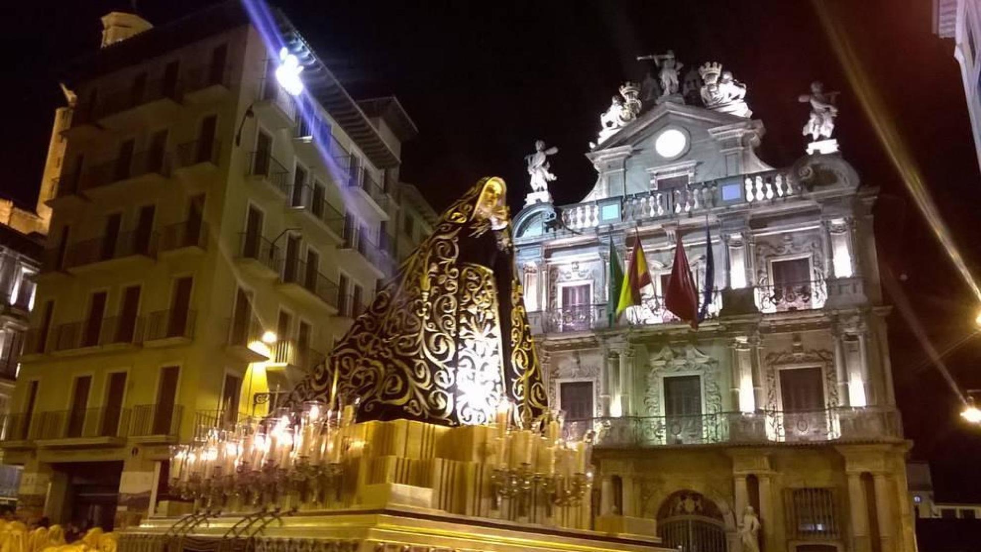 Traslado de la Virgen Dolorosa a la Catedral de Pamplona
