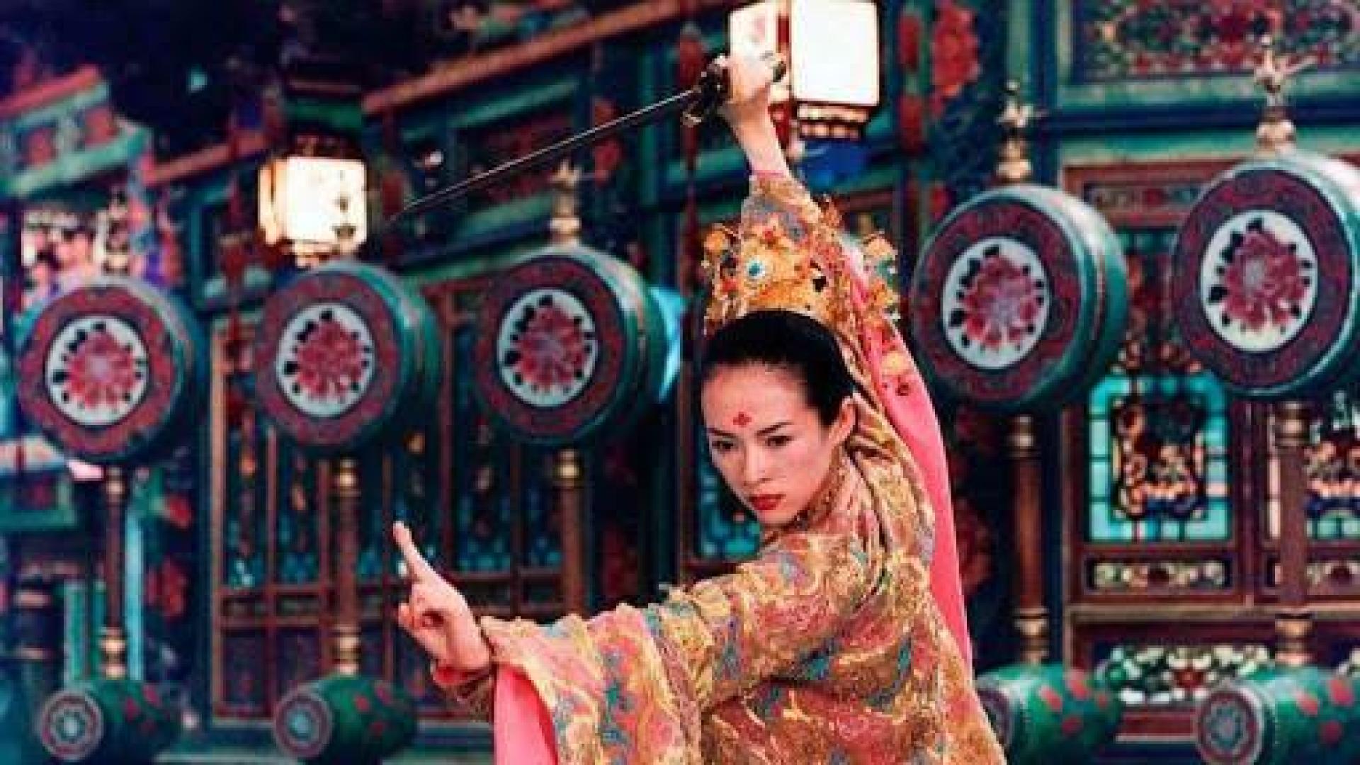 Zhang Ziyi, en una escena de La casa de las dagas voladoras.