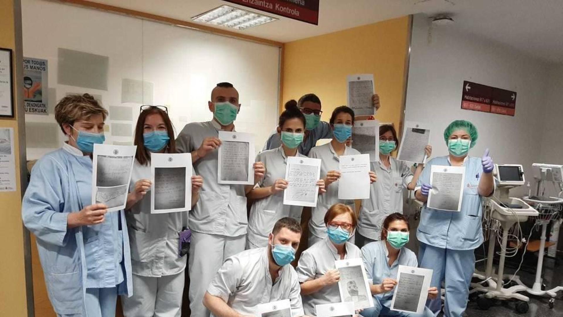 Palabras y dibujos para infundir aliento a los pacientes de covid 19