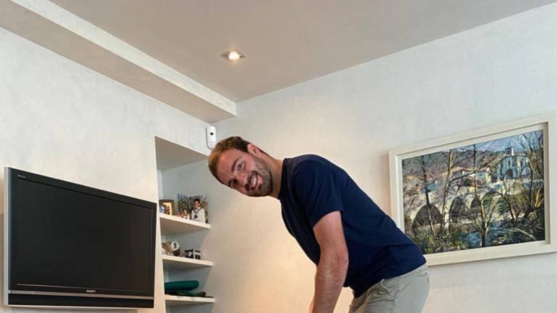 David Borda, golfista: Pateando desde casa