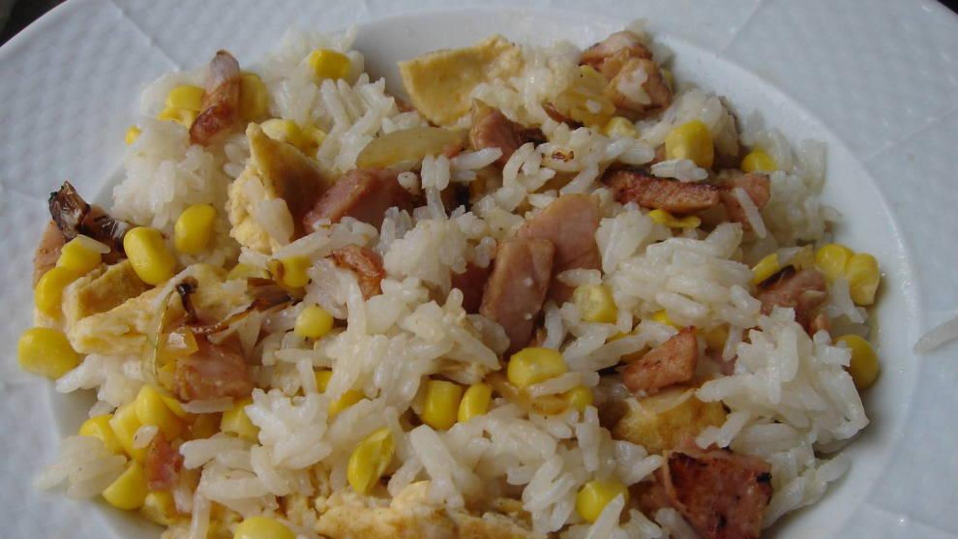 Receta de arroz tres delicias