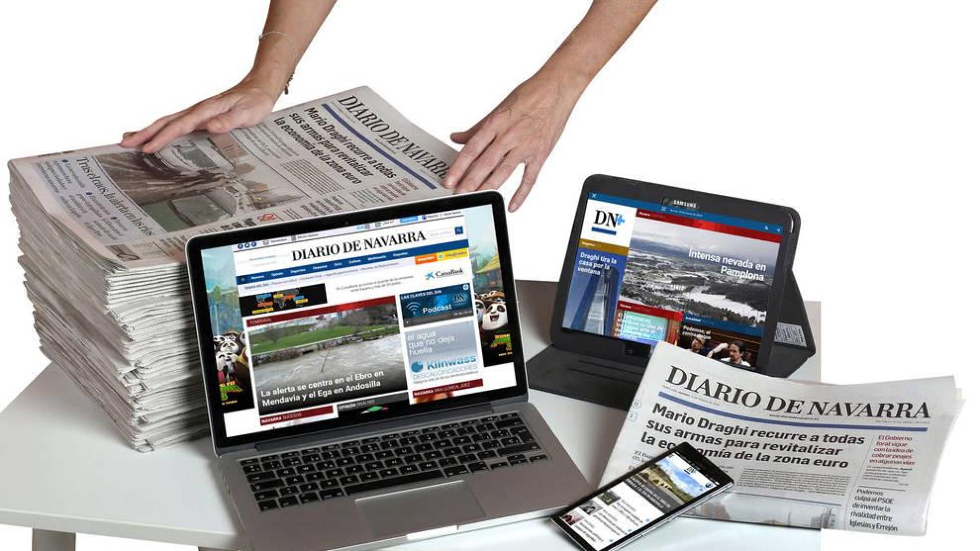 Diario de Navarra, en todos sus formatos.