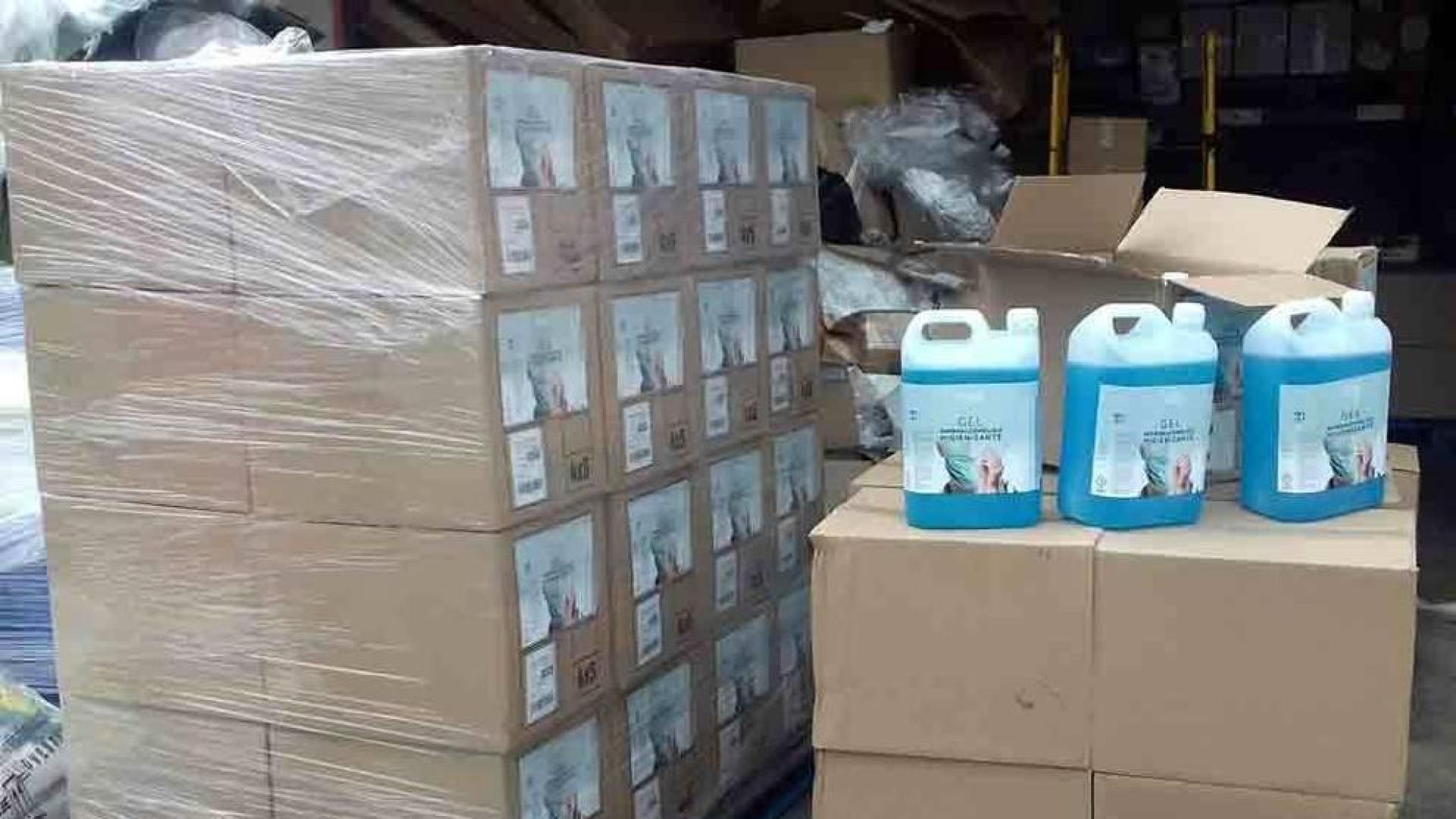 Los Mossos inmovilizan 1.681 litros de falso gel desinfectante en Rubí