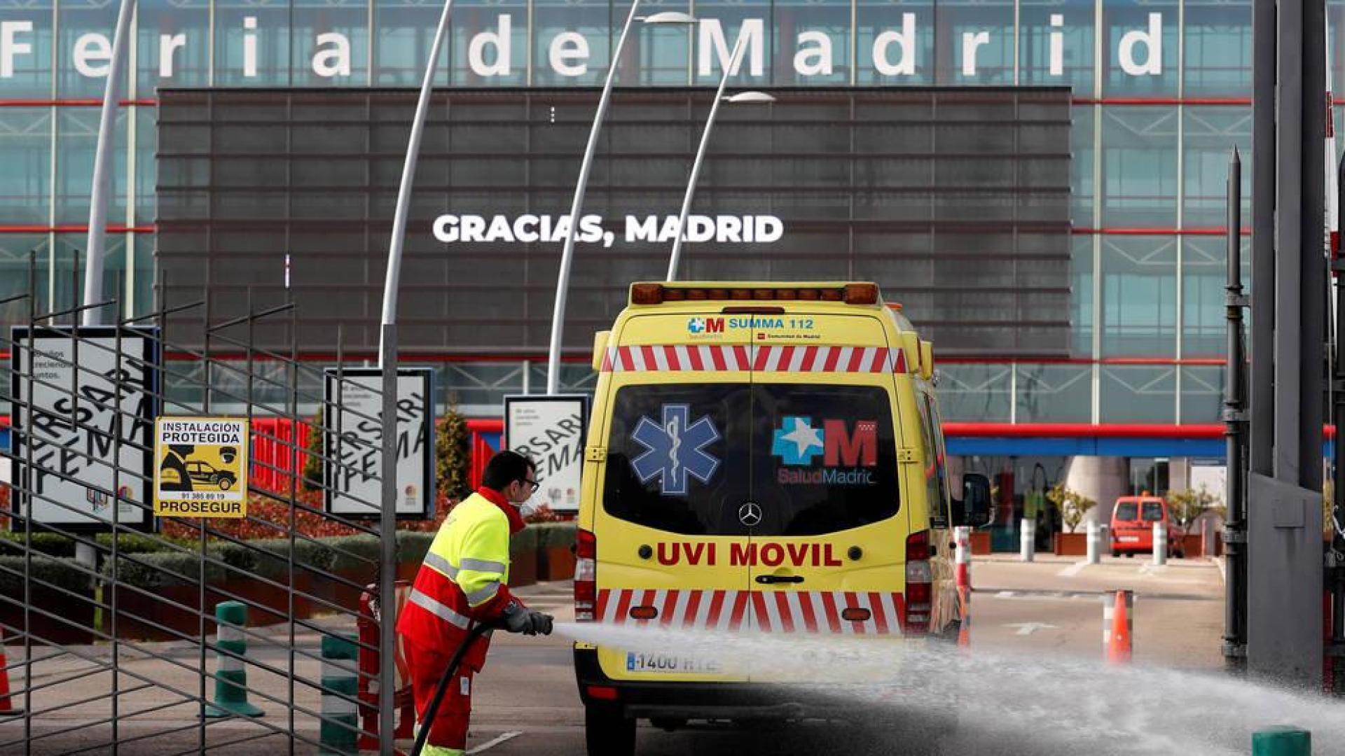 Madrid prevé abrir hoy el pabellón 7 de Ifema y atender a 1.300 pacientes el jueves