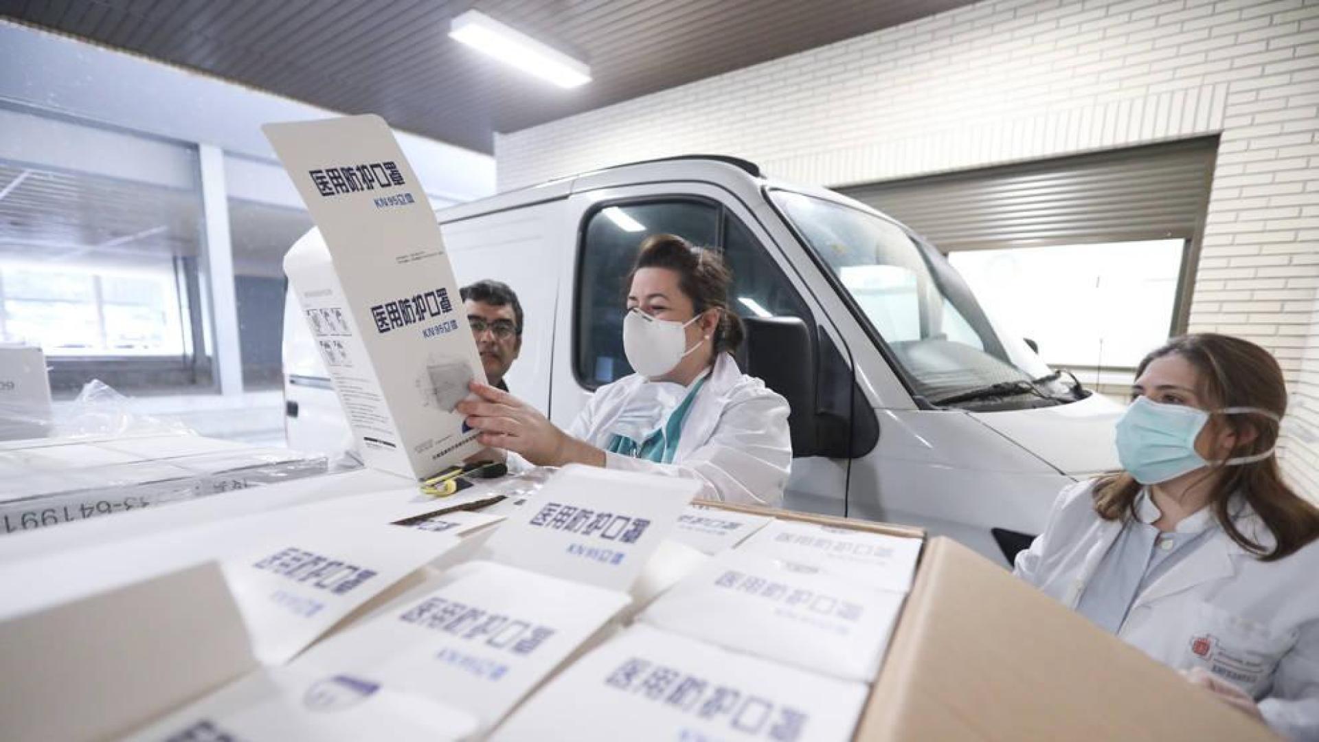 El Hospital Reina Sofía de Tudela recibe 51.000 unidades de protección sanitaria