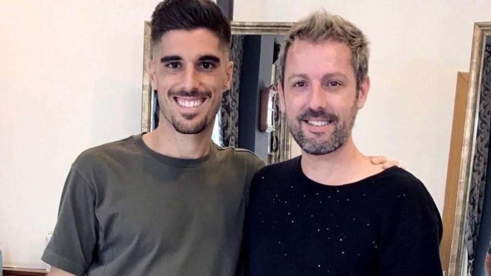 Jose García junto a Nacho Vidal.