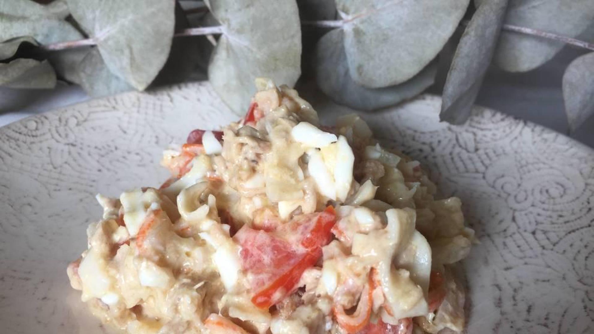 Receta: Ensaladilla de tomate y txaka