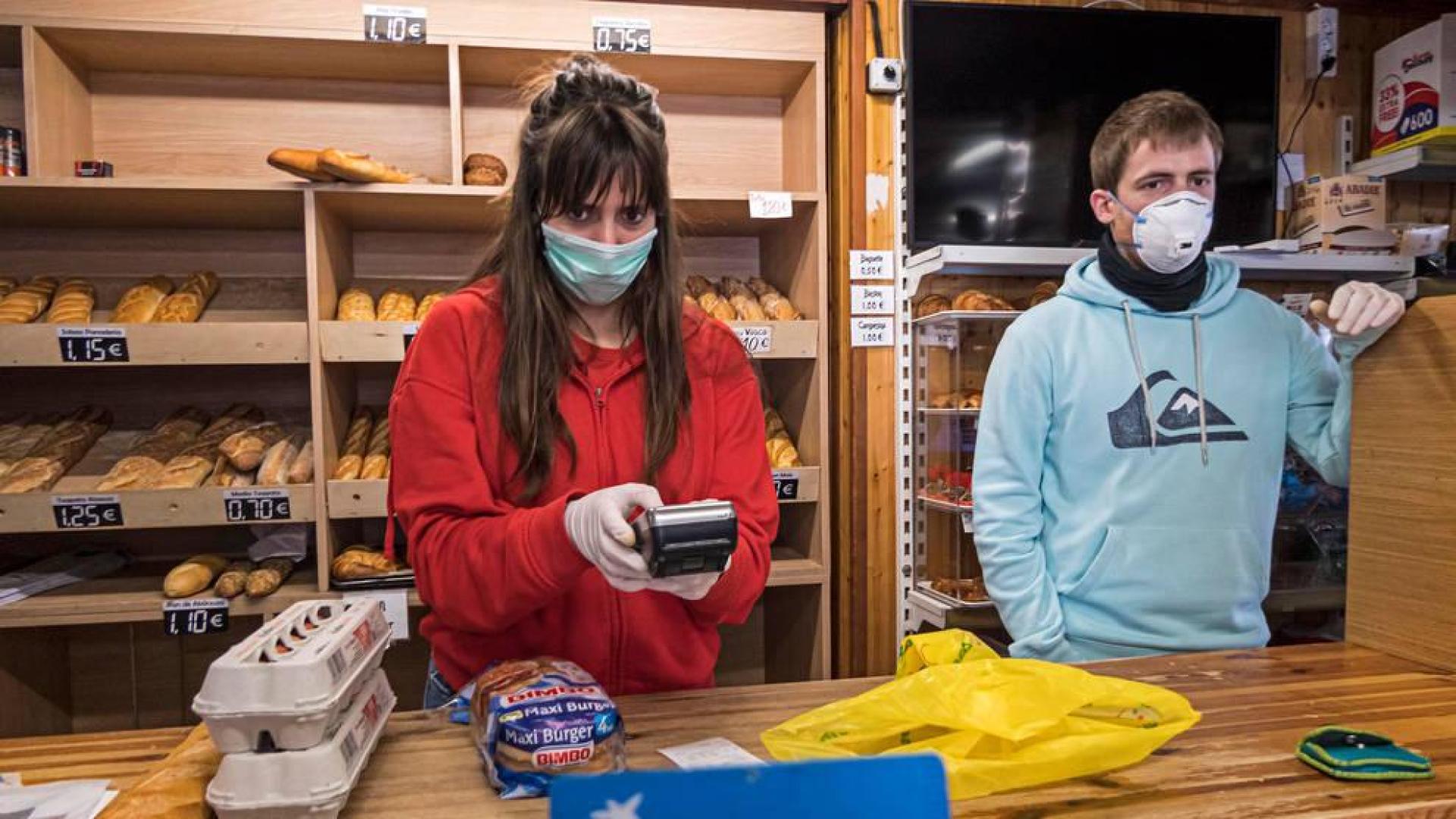 Autoservicio Richard, uno de los negocios de Ayegui en los que se pondrán canjear los bonos.