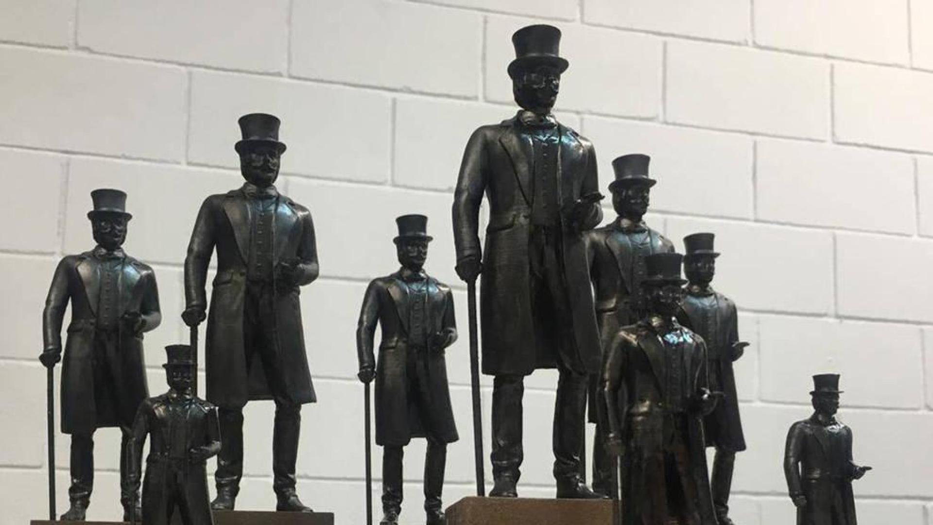 Los Melitones, trofeos del festival, a los que se suma este año una nueva categoría.