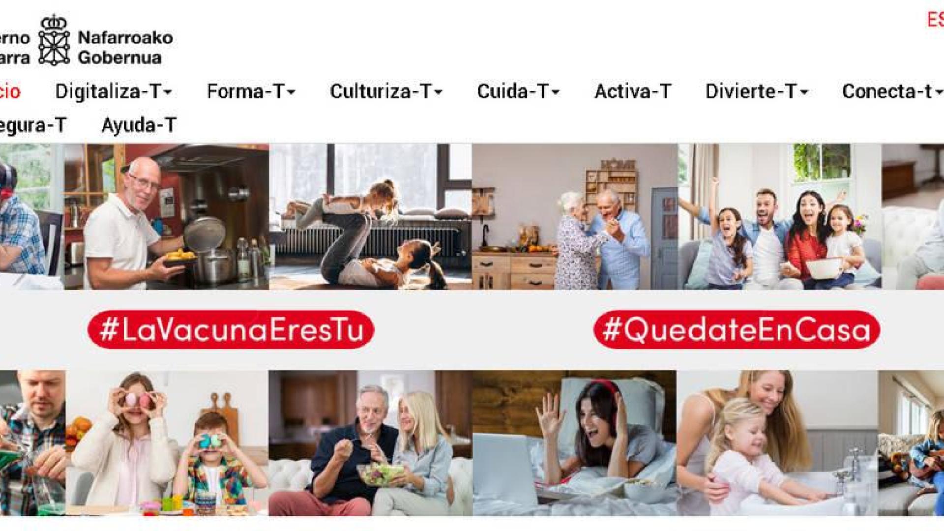 El Gobierno de Navarra presenta una nueva web con propuestas on-line