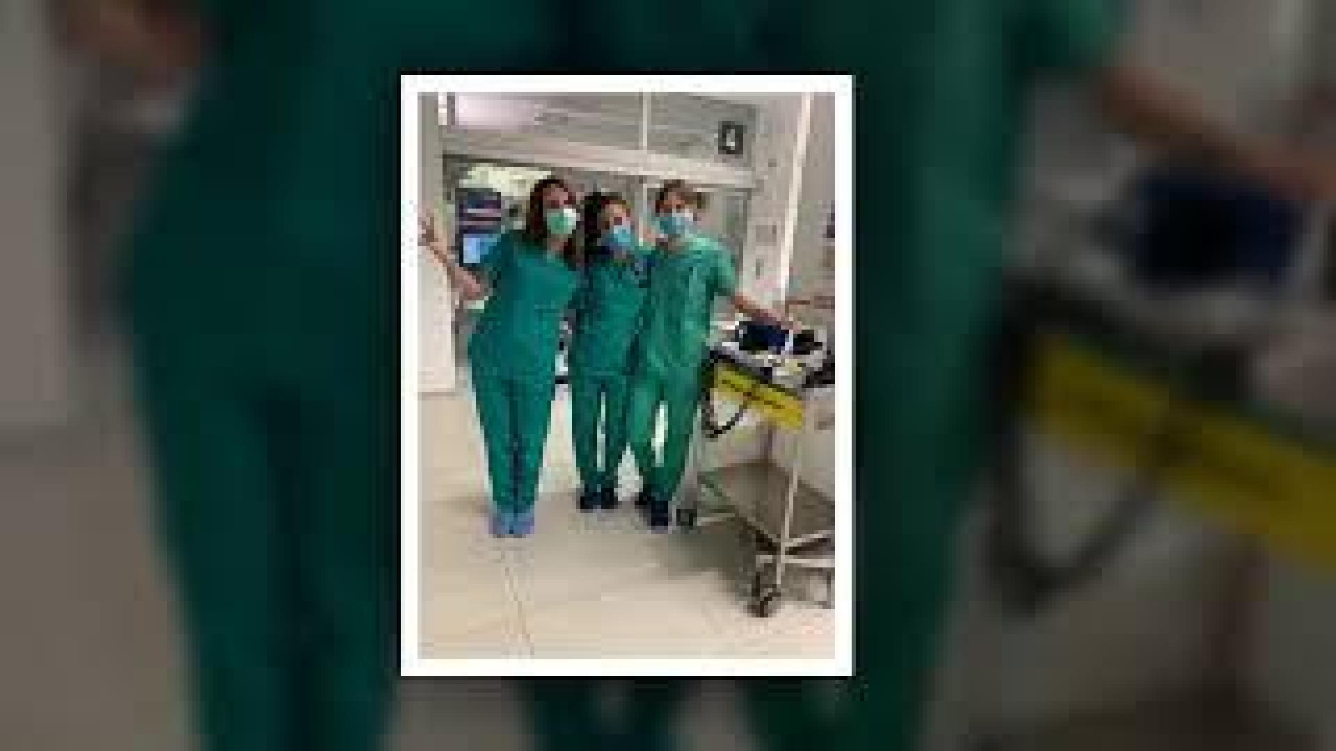 Vídeo de trabajadores de la UCI del CHN mandando ánimos