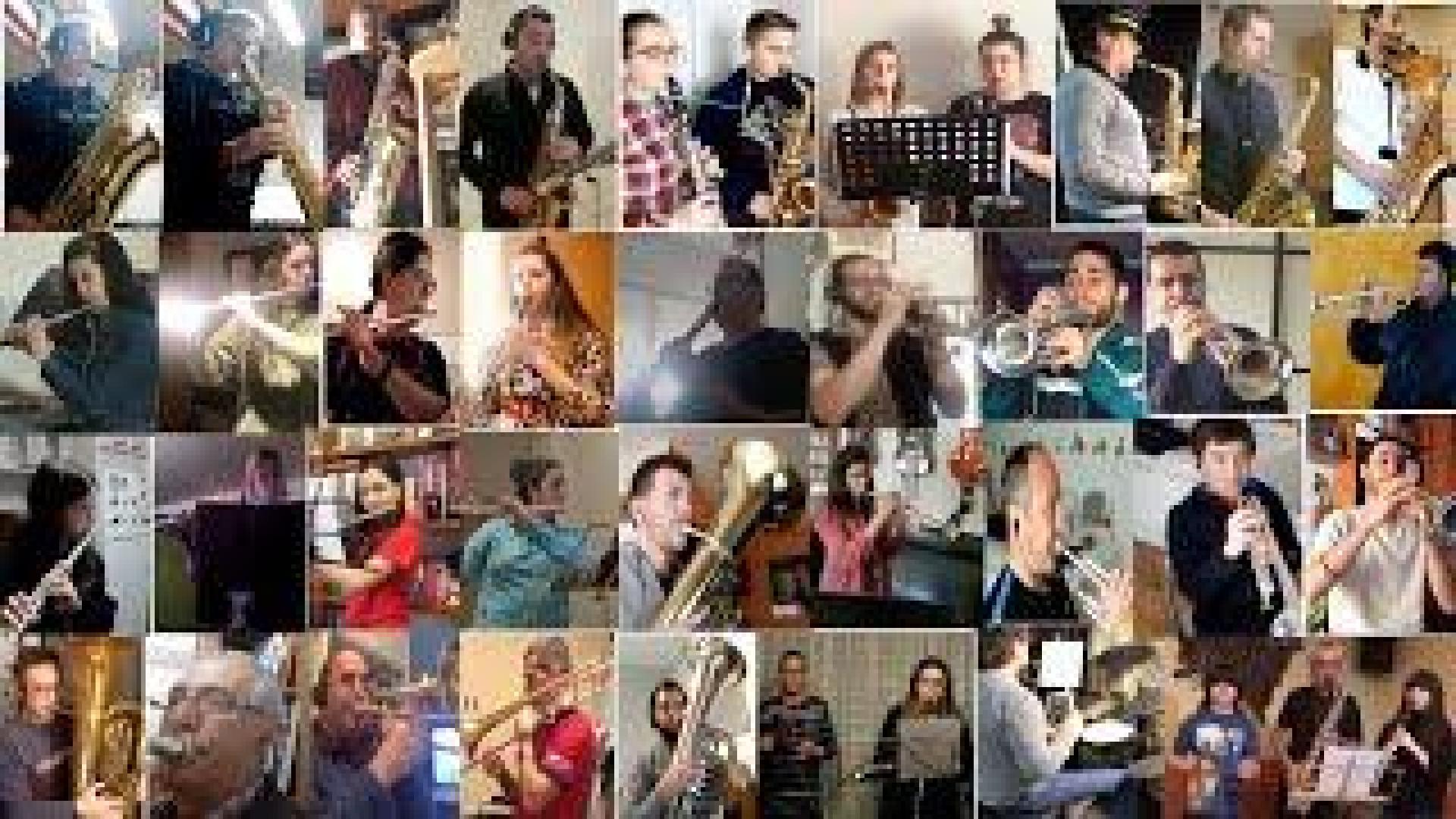 Vídeo de la Banda de Música de Corella entonando 'Resistiré'