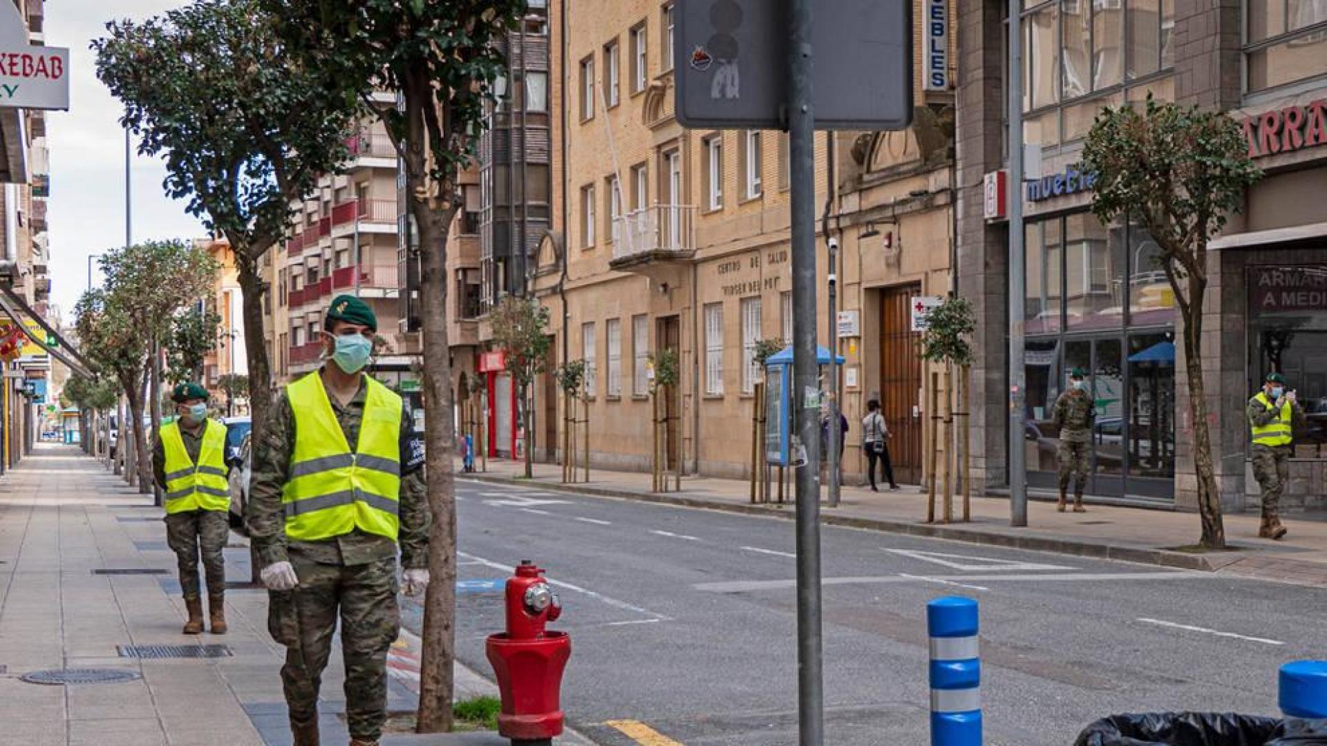 La presencia de 11 efectivos del Ejército molesta al alcalde de Estella