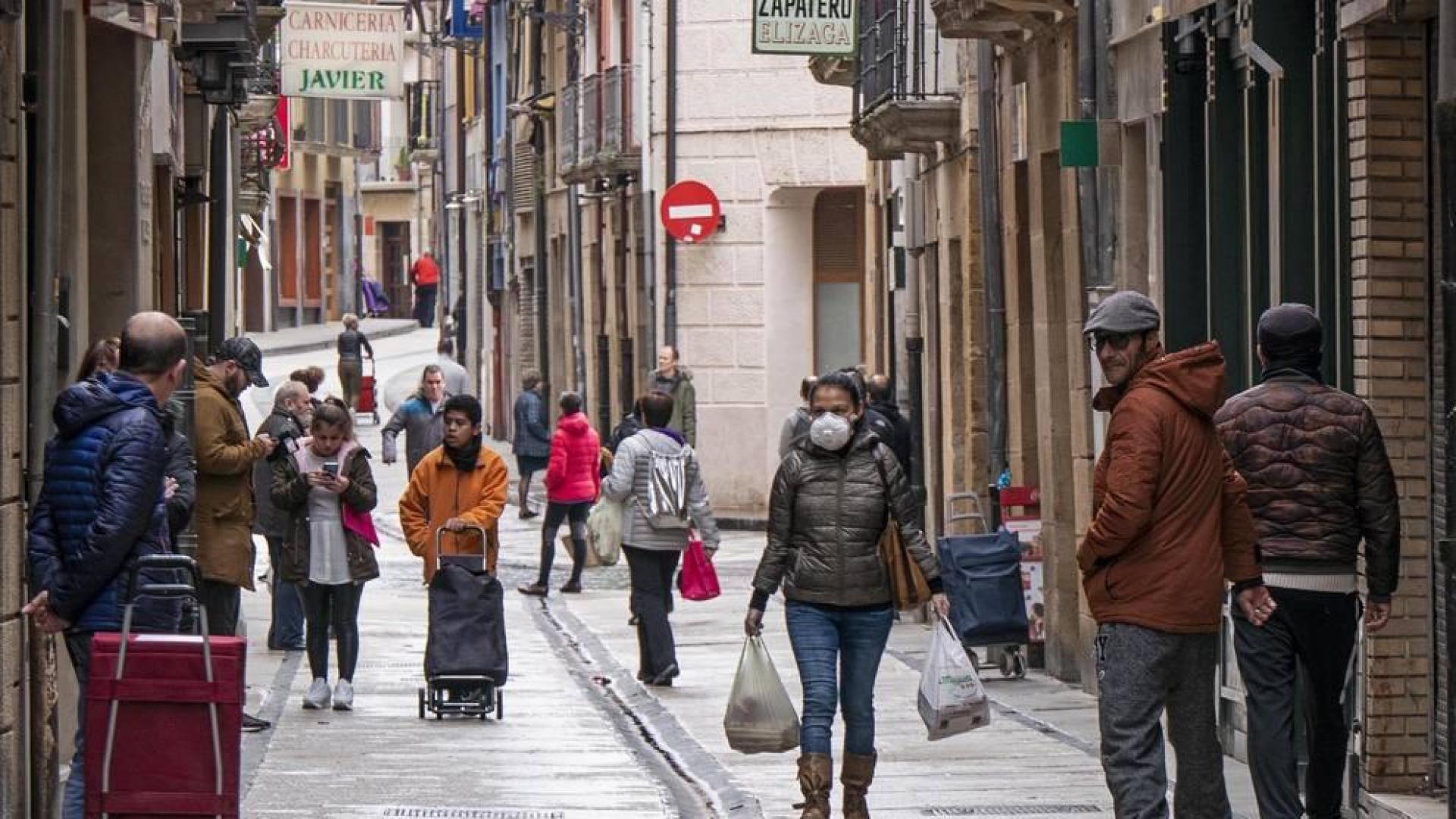 El confinamiento se relaja en Estella con el inicio de la Semana Santa