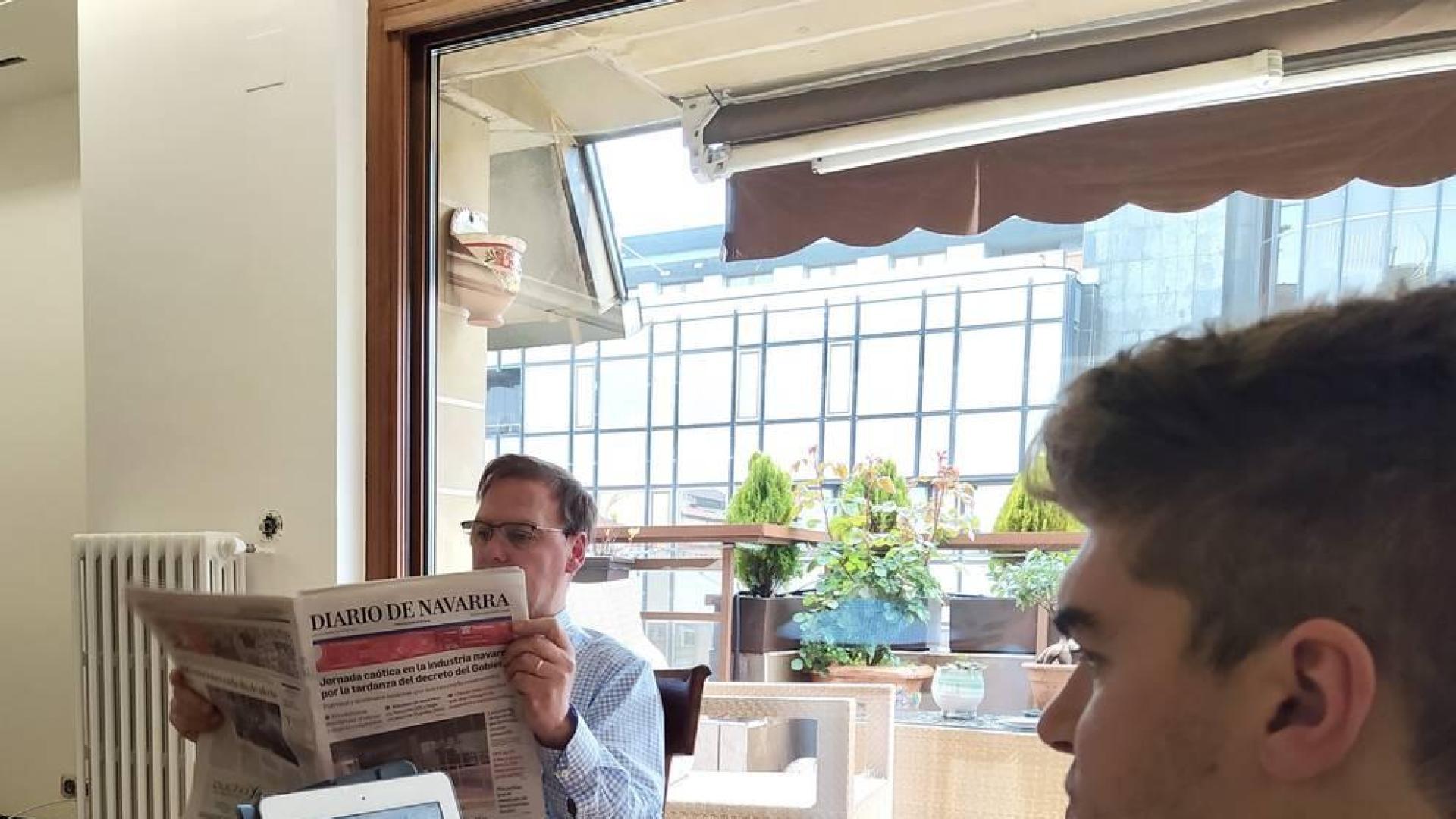 Los lectores de Diario de Navarra leen desde casa