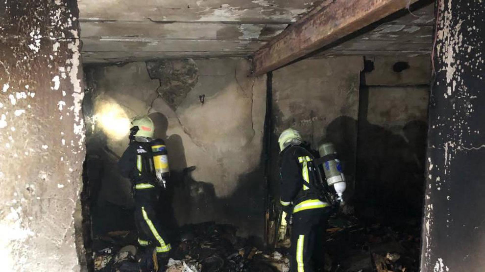Desalojadas tres viviendas por un incendio en Abárzuza