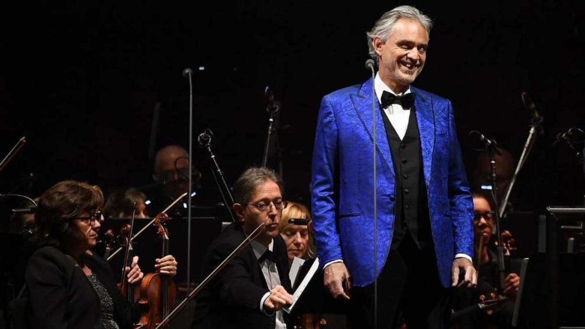 El tenor Andrea Bocelli, que actuará desde el Duomo de Milán.