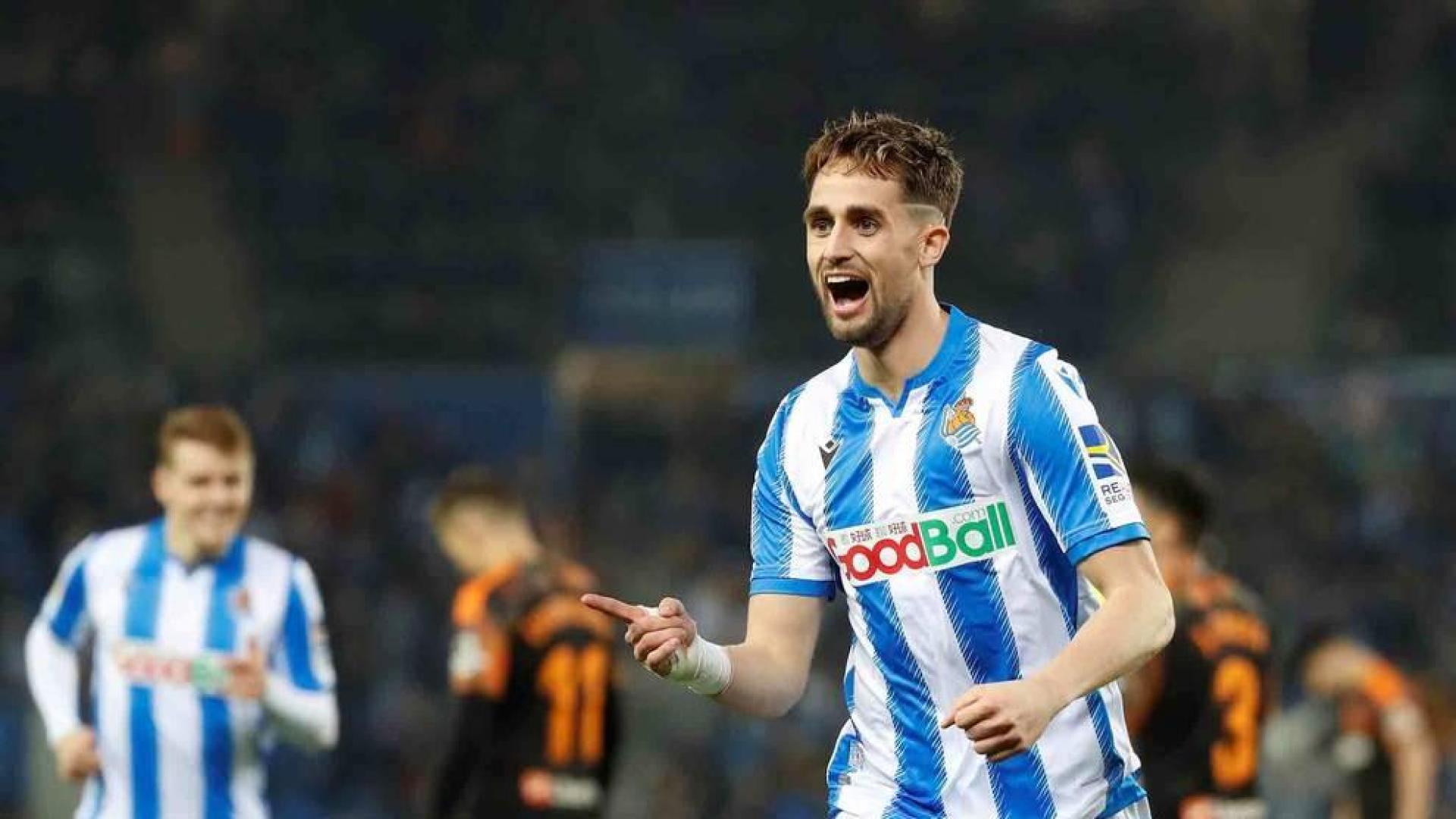La Real Sociedad golea al Valencia y entra en puestos europeos