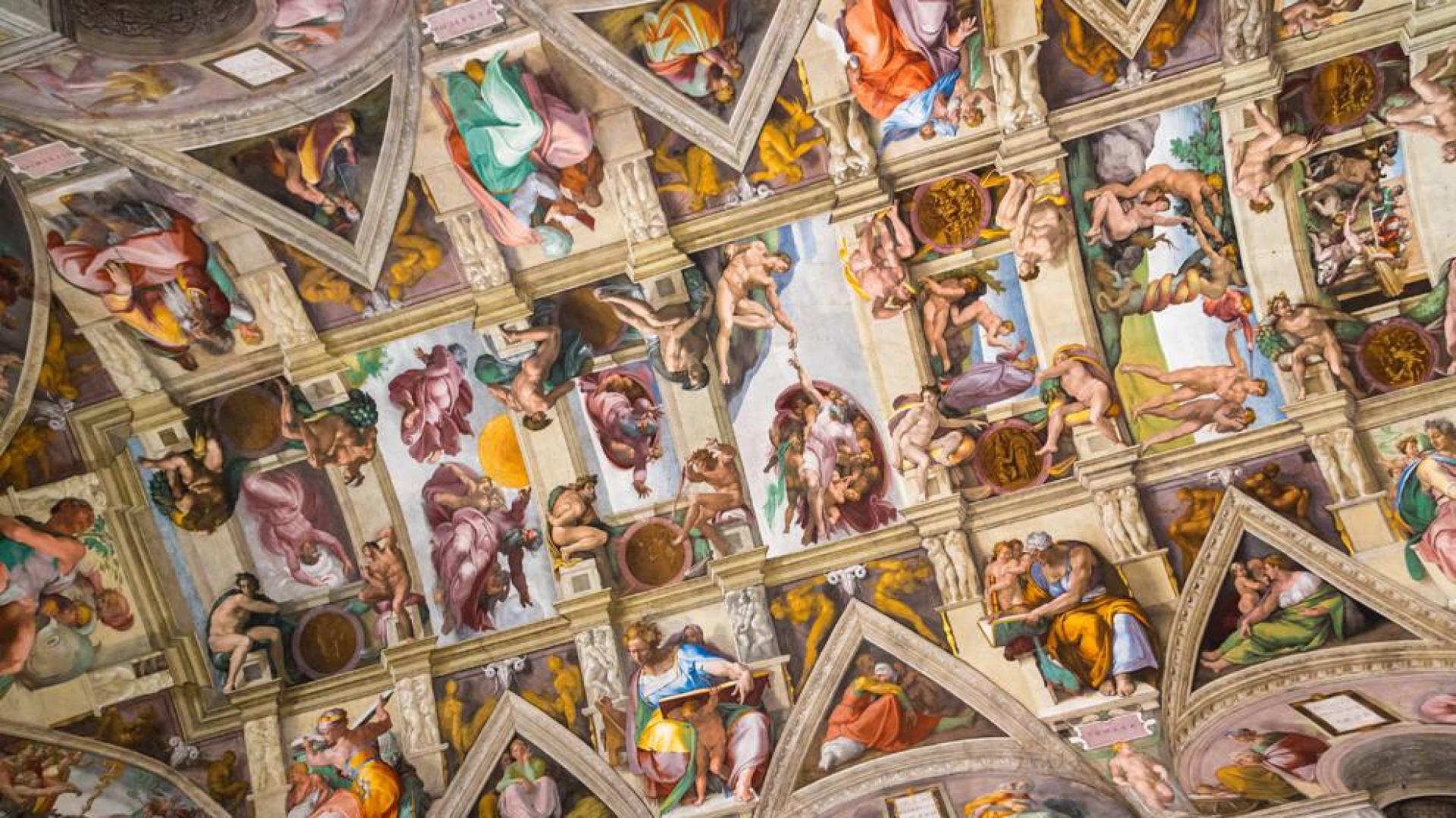 Fotografía de la Capilla Sixtina.