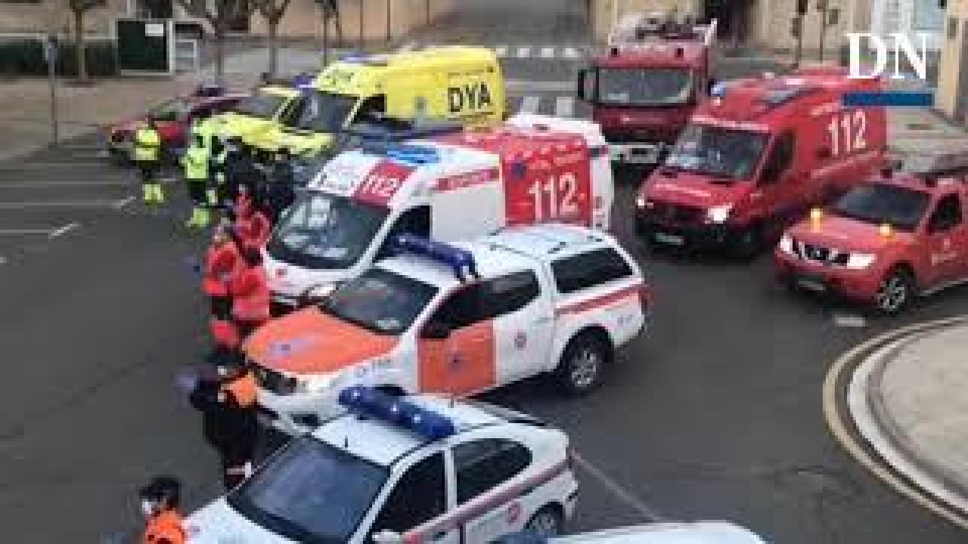 Emocionante agradecimiento a los sanitarios en Peralta