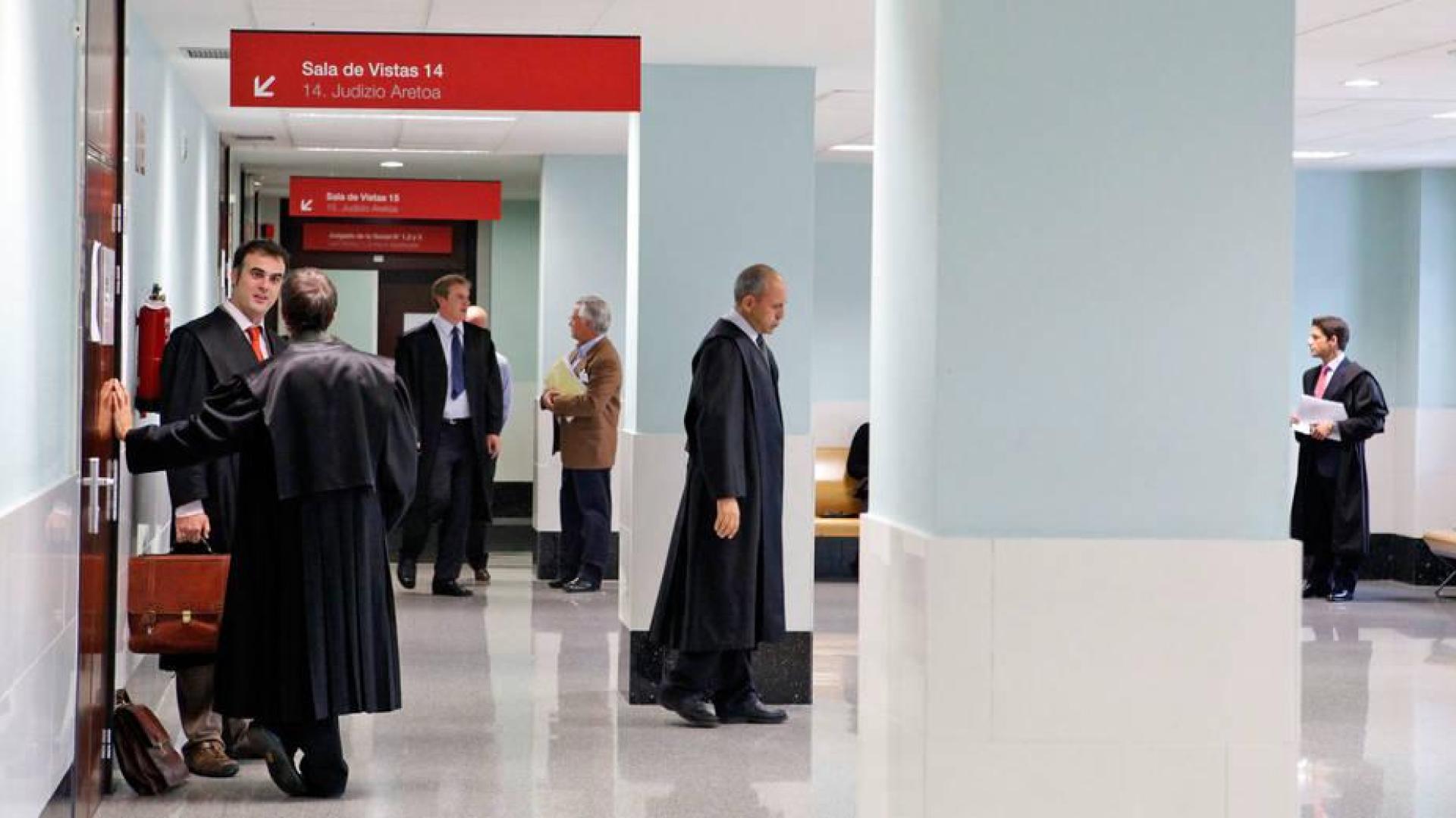 Una imagen que tardará en verse en el Palacio de Justicia.