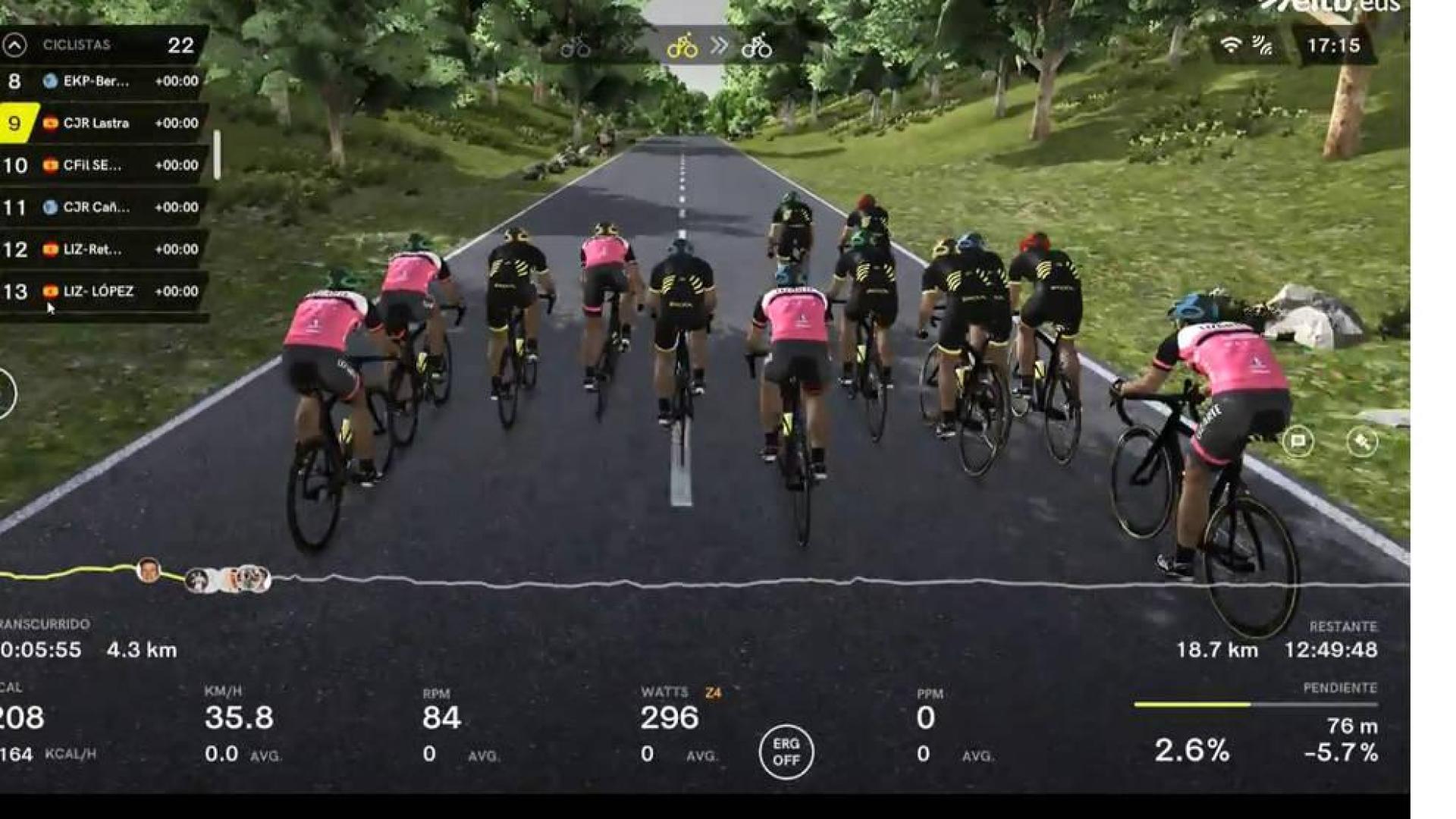 Caja Rural-RGA, intratable en la Roubaix virtual
