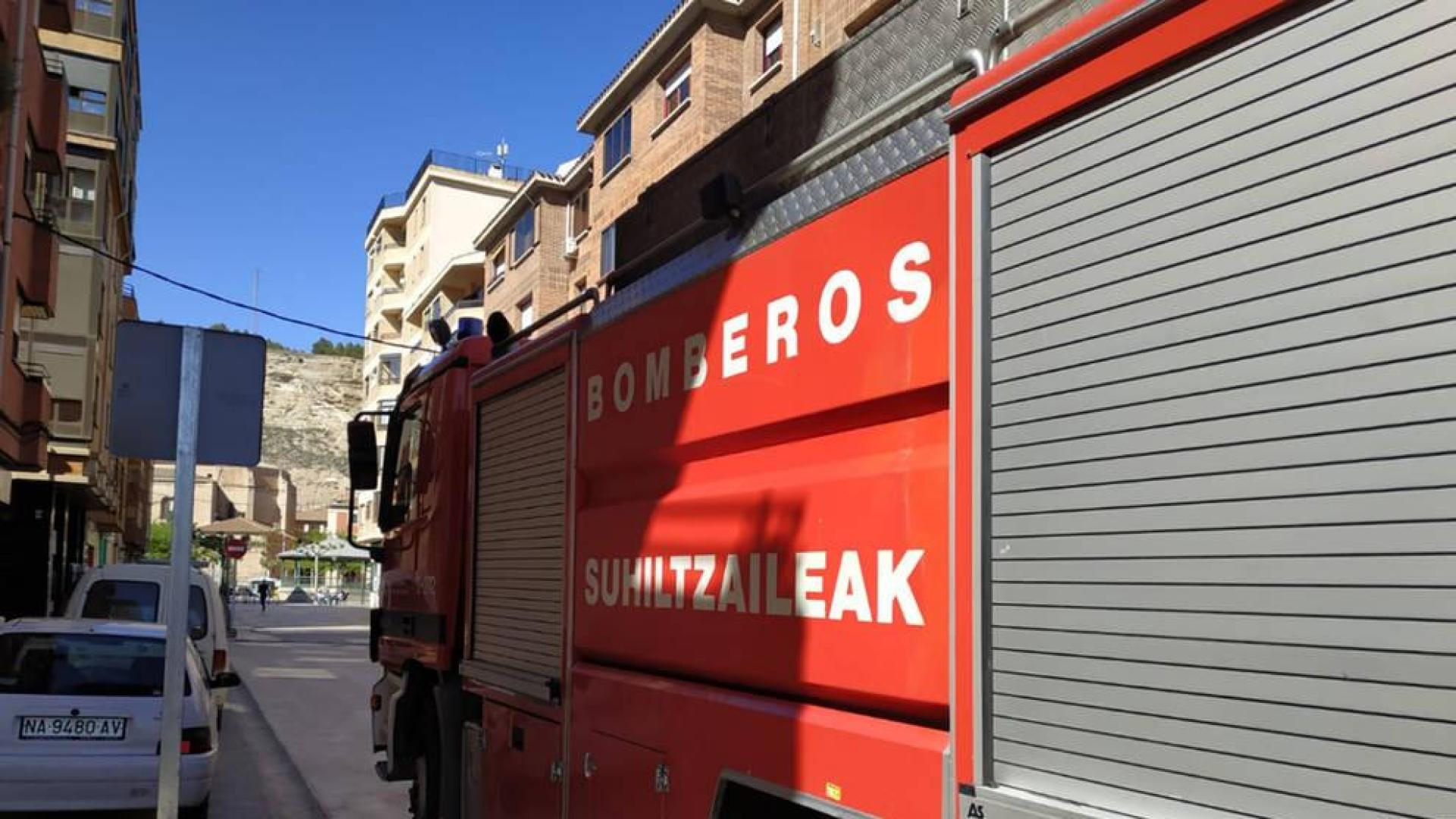 Sofocado un incendio en una vivienda de Lodosa